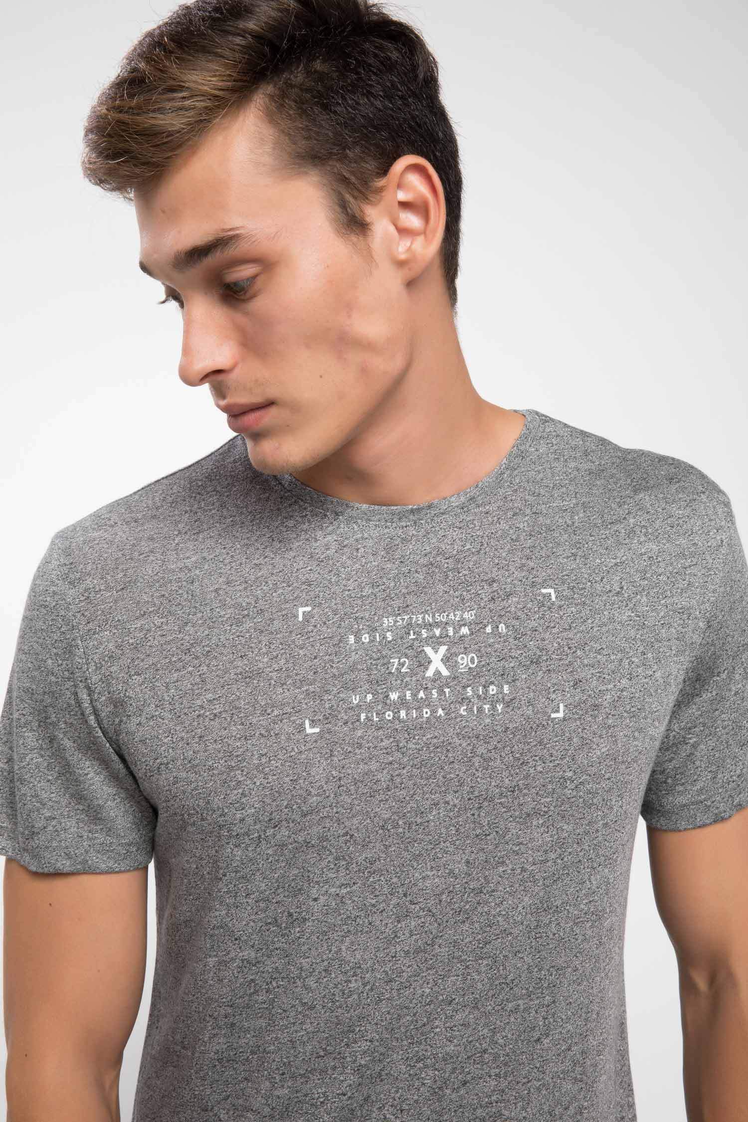 Defacto Mini Yazı Baskılı Slim Fit T-shirt. 3