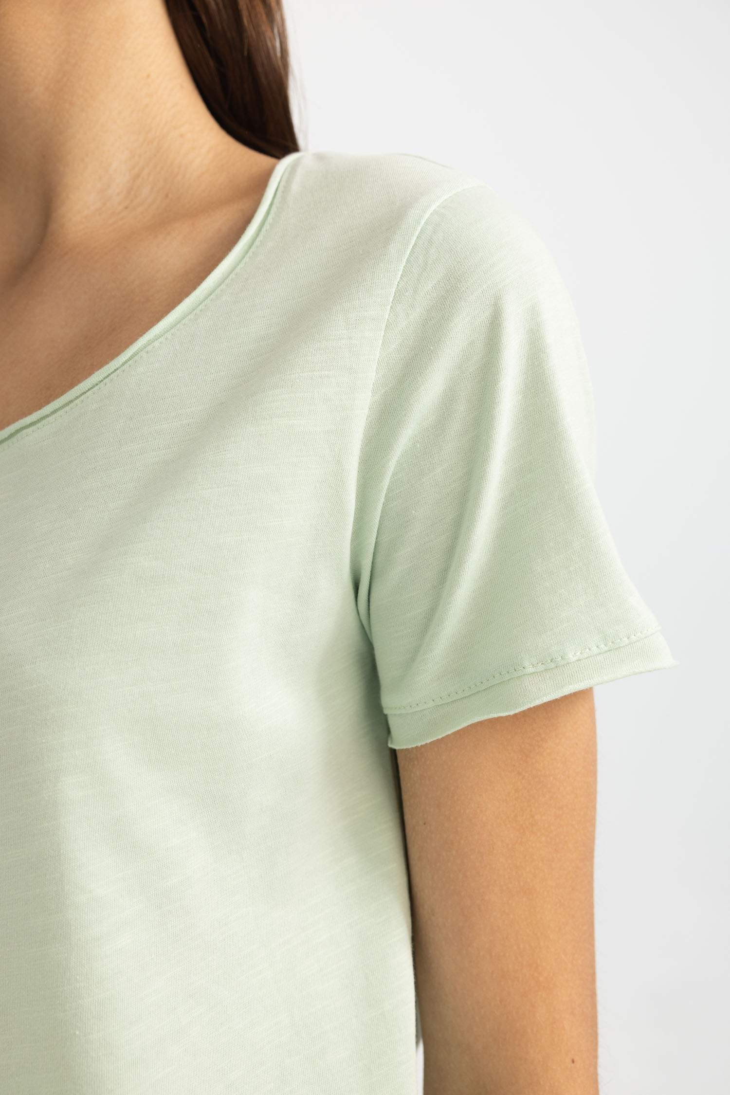 T-Shirt coupe régulière Col Rond