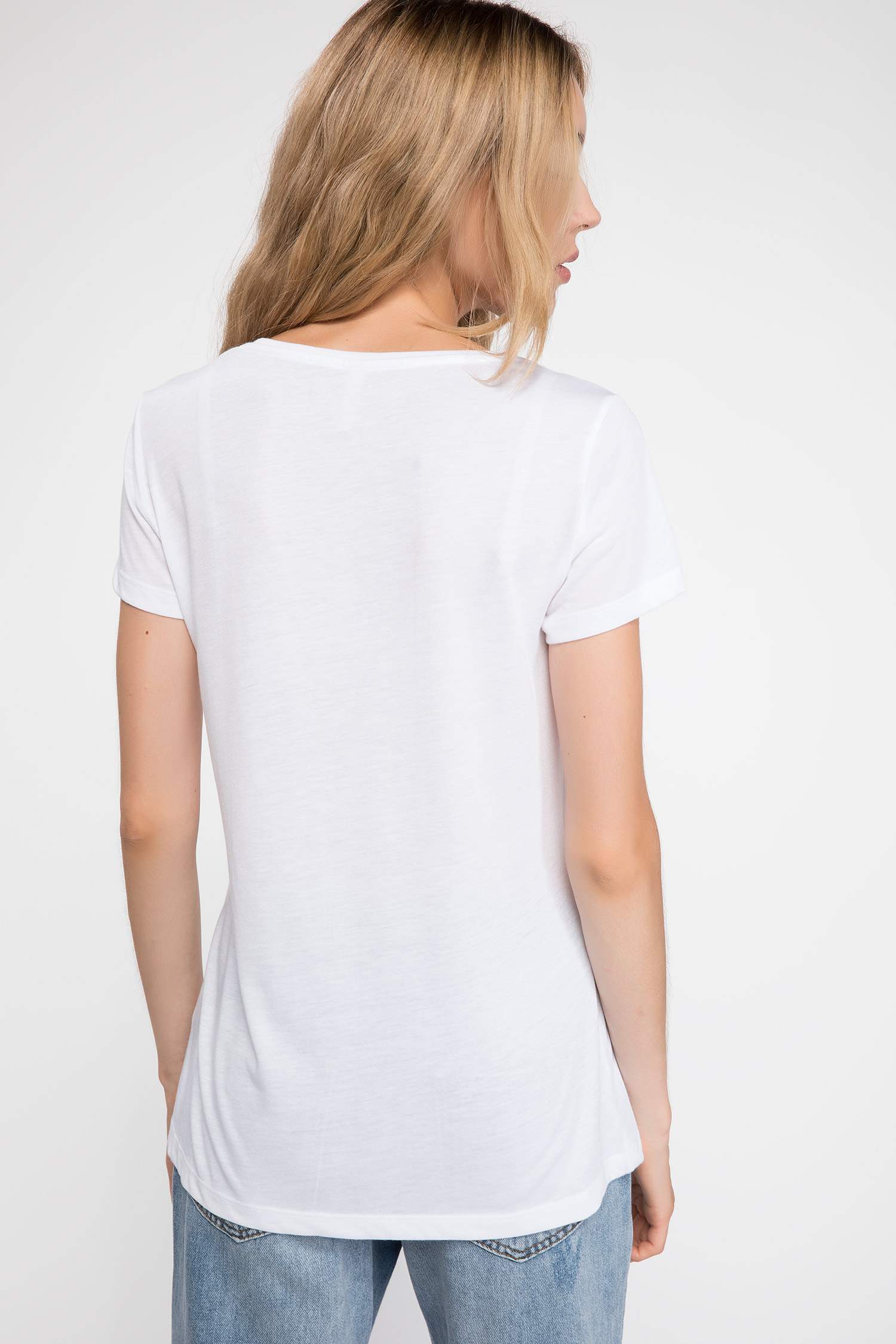 Defacto Payet İşlemeli T-shirt. 3