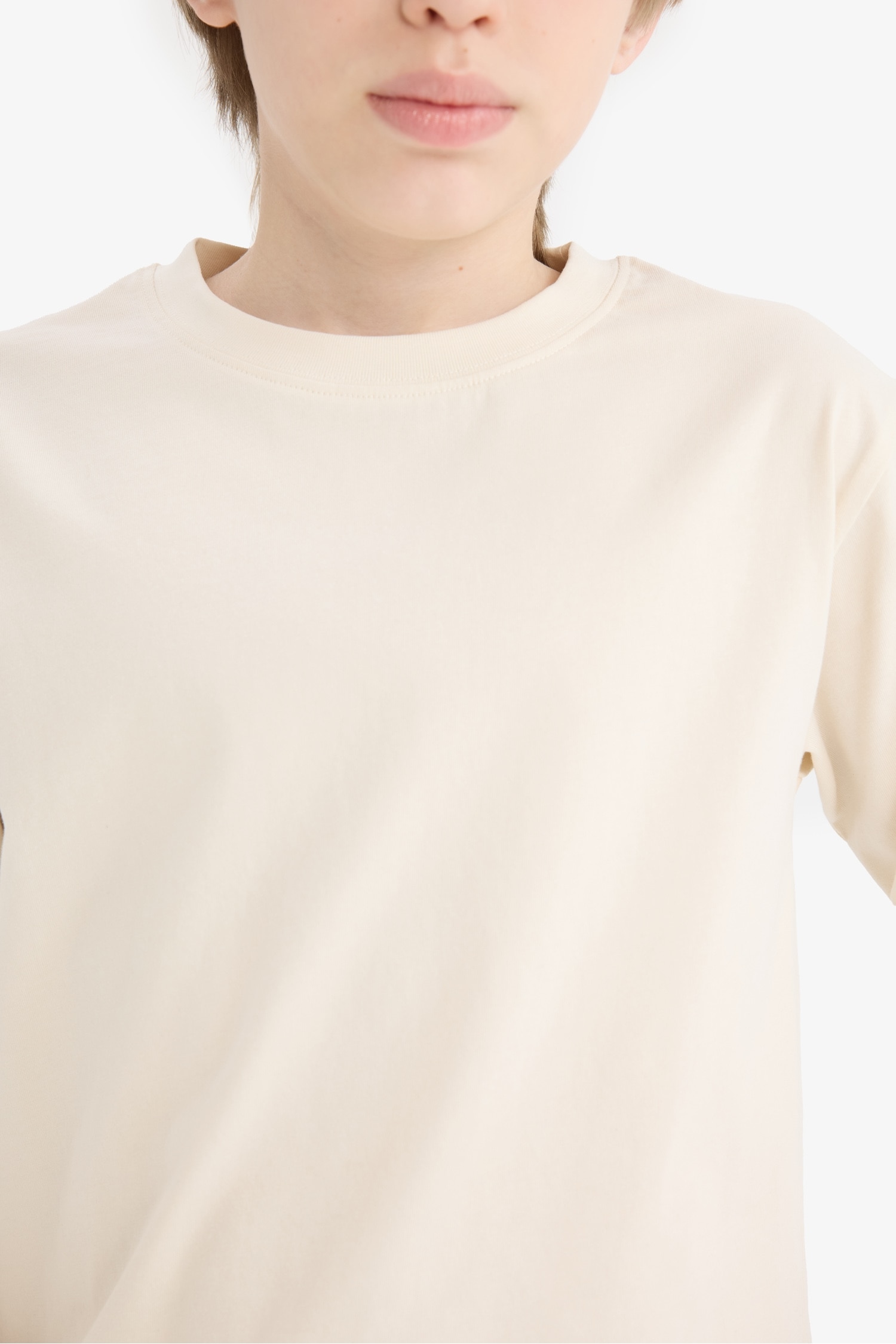 Boy Crew Neck Long Sleeve Basic T-Shirt