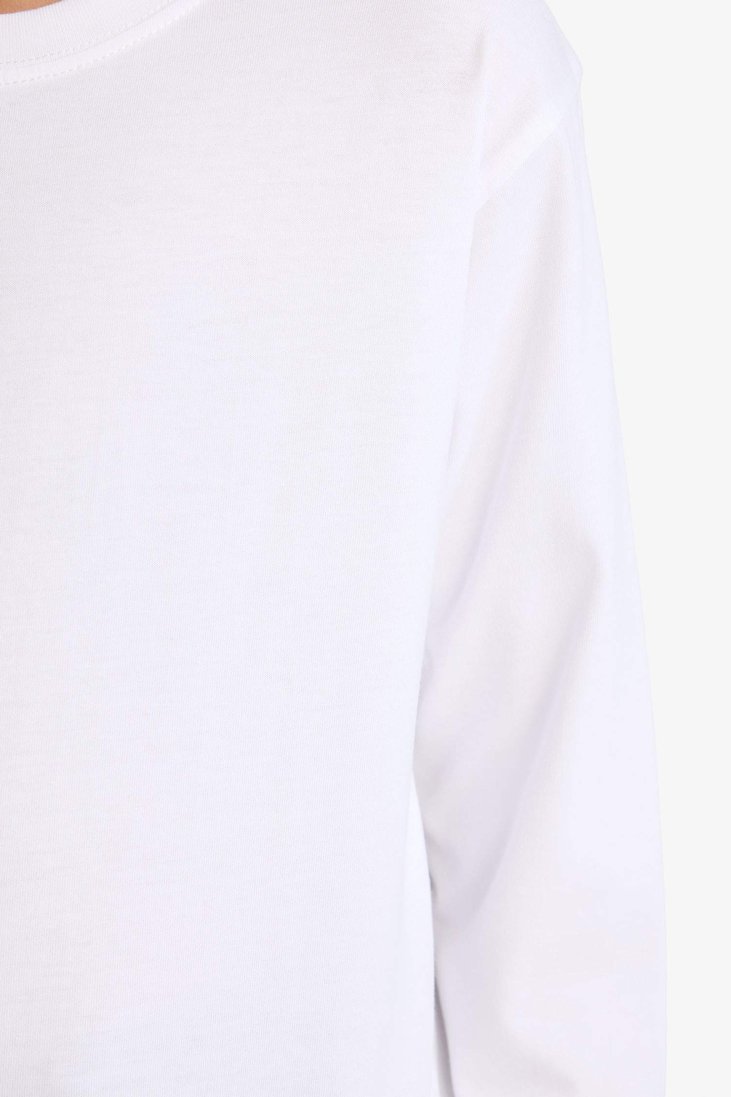 Bisiklet Yaka Basic Düz Uzun Kollu Okul Tişörtü Erkek Çocuk