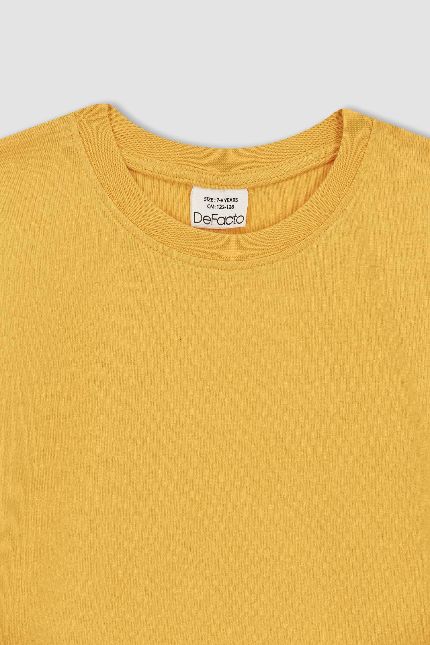 Boys Regular Fit Crew Neck Short Sleeved T-Shirt