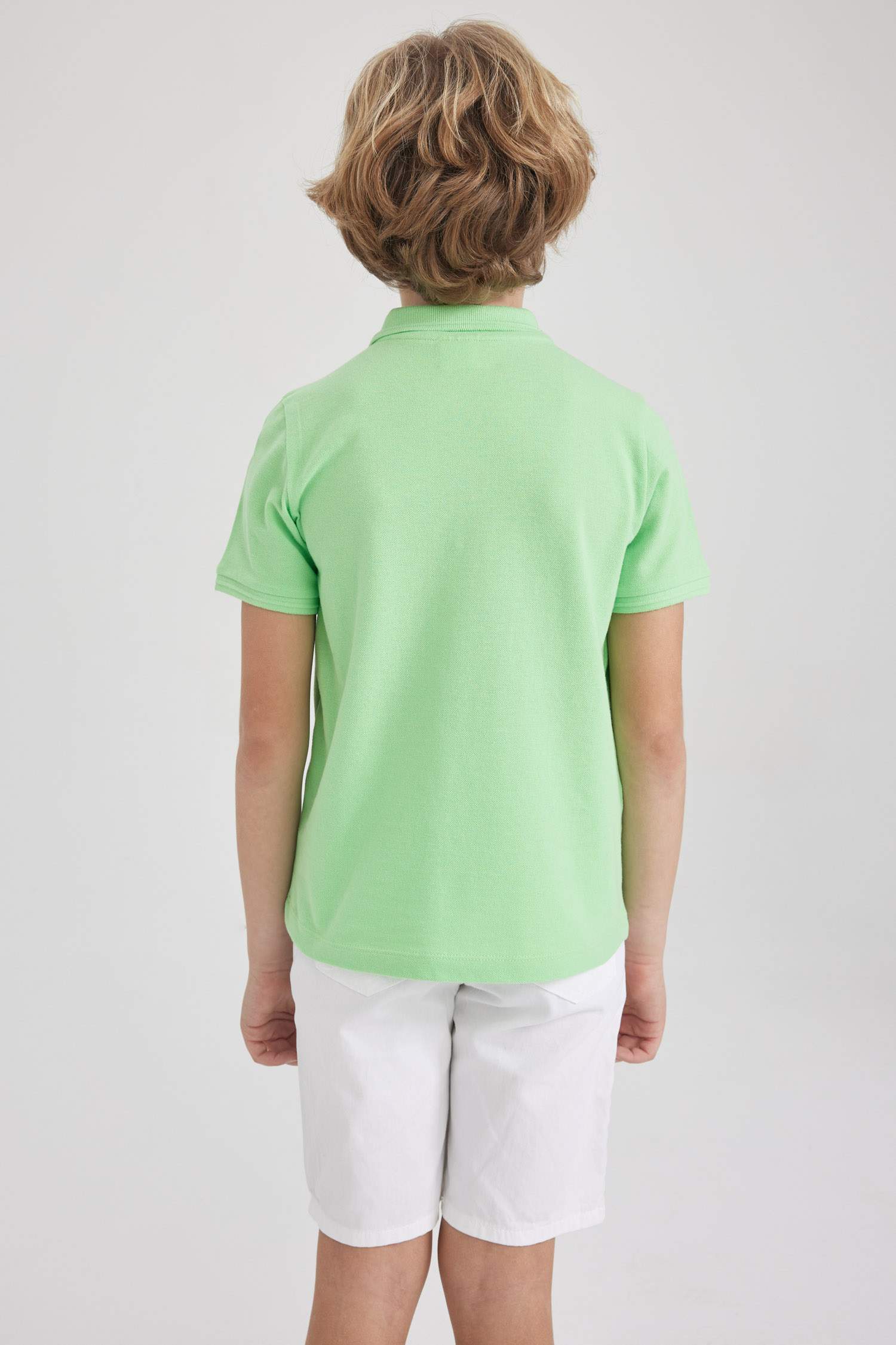 Ұлдарға поло жаға қысқа жеңді Қысқа Жеңді Поло Футболка