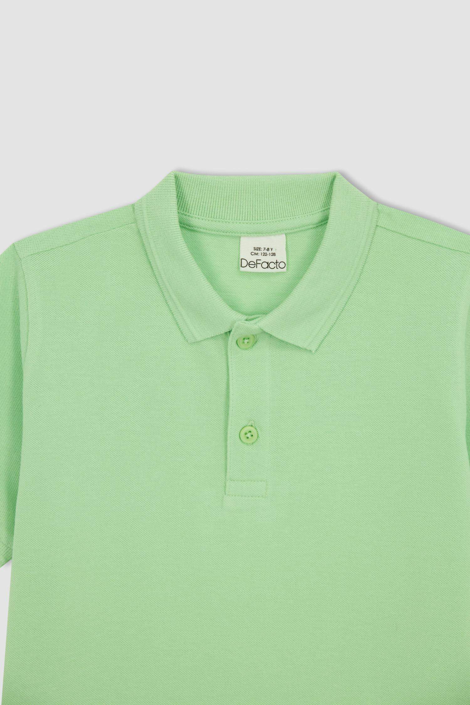 Ұлдарға поло жаға қысқа жеңді Қысқа Жеңді Поло Футболка