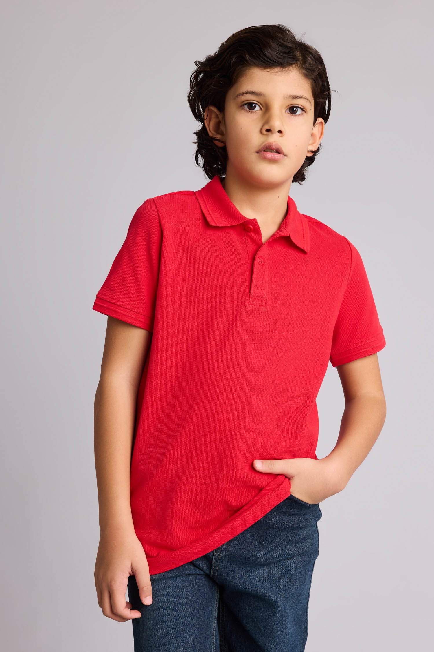 Regular Fit Basic Short Sleeve Polo T-Shirt