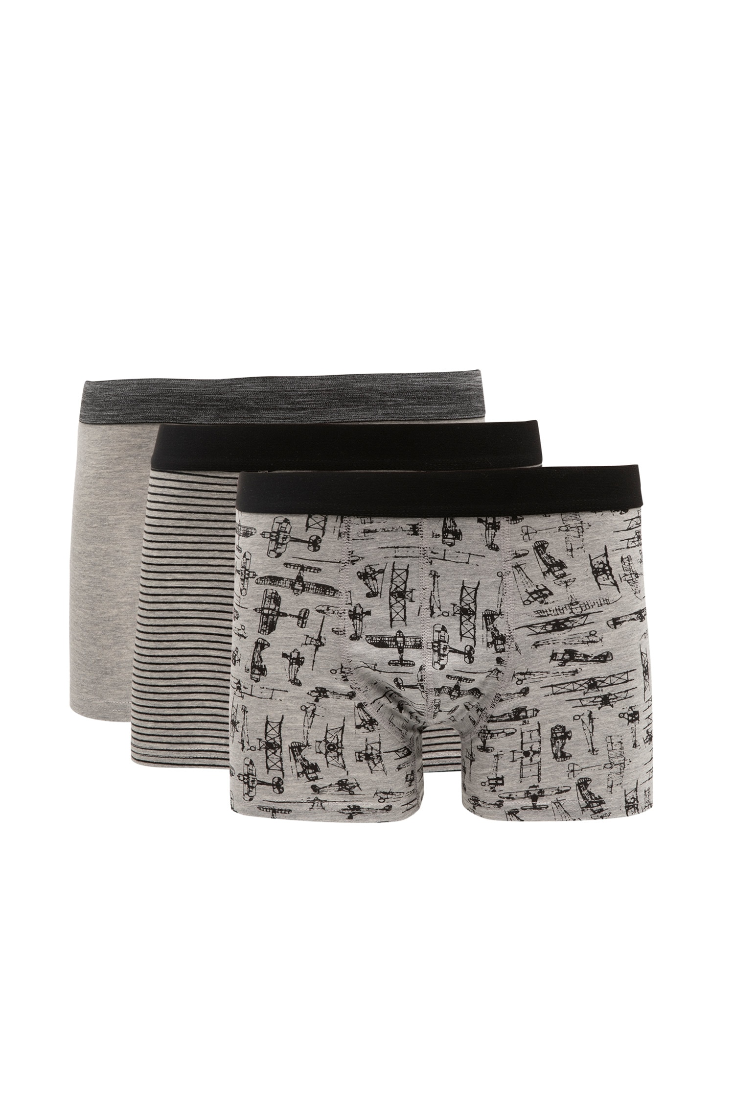 Defacto 3'lü Boxer İç Çamaşır Seti. 1