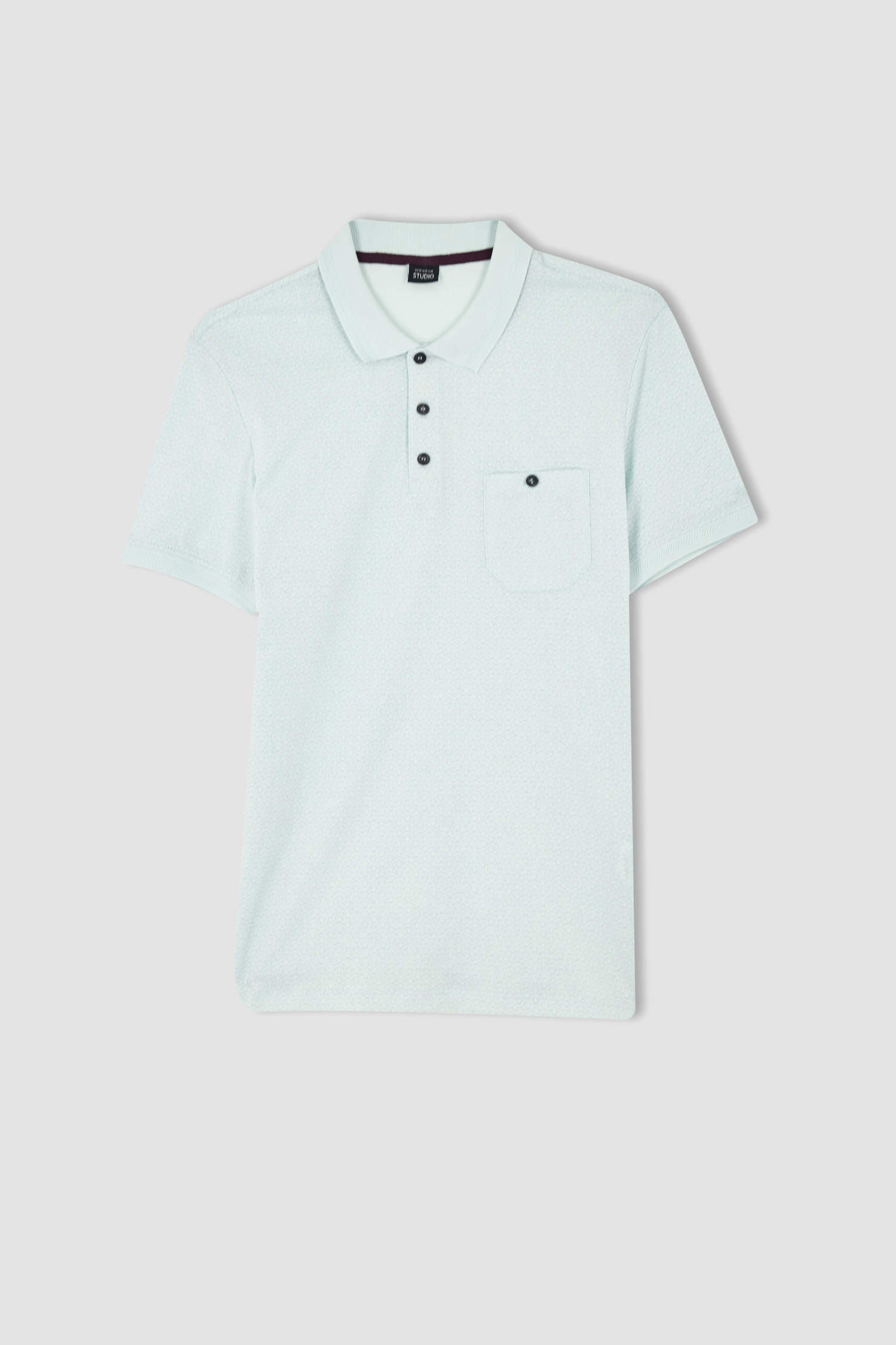Defacto Slim Fit Polo Yaka Basic Pamuklu Penye Tişört. 6