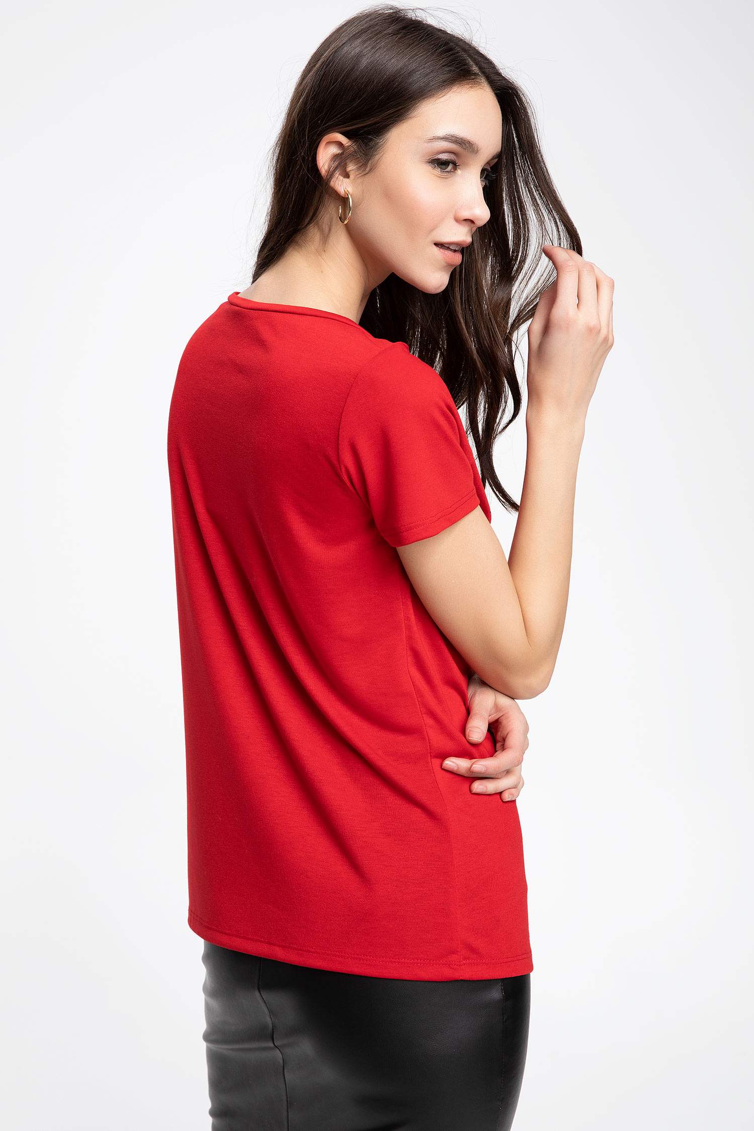 Defacto Baskılı T-shirt. 4