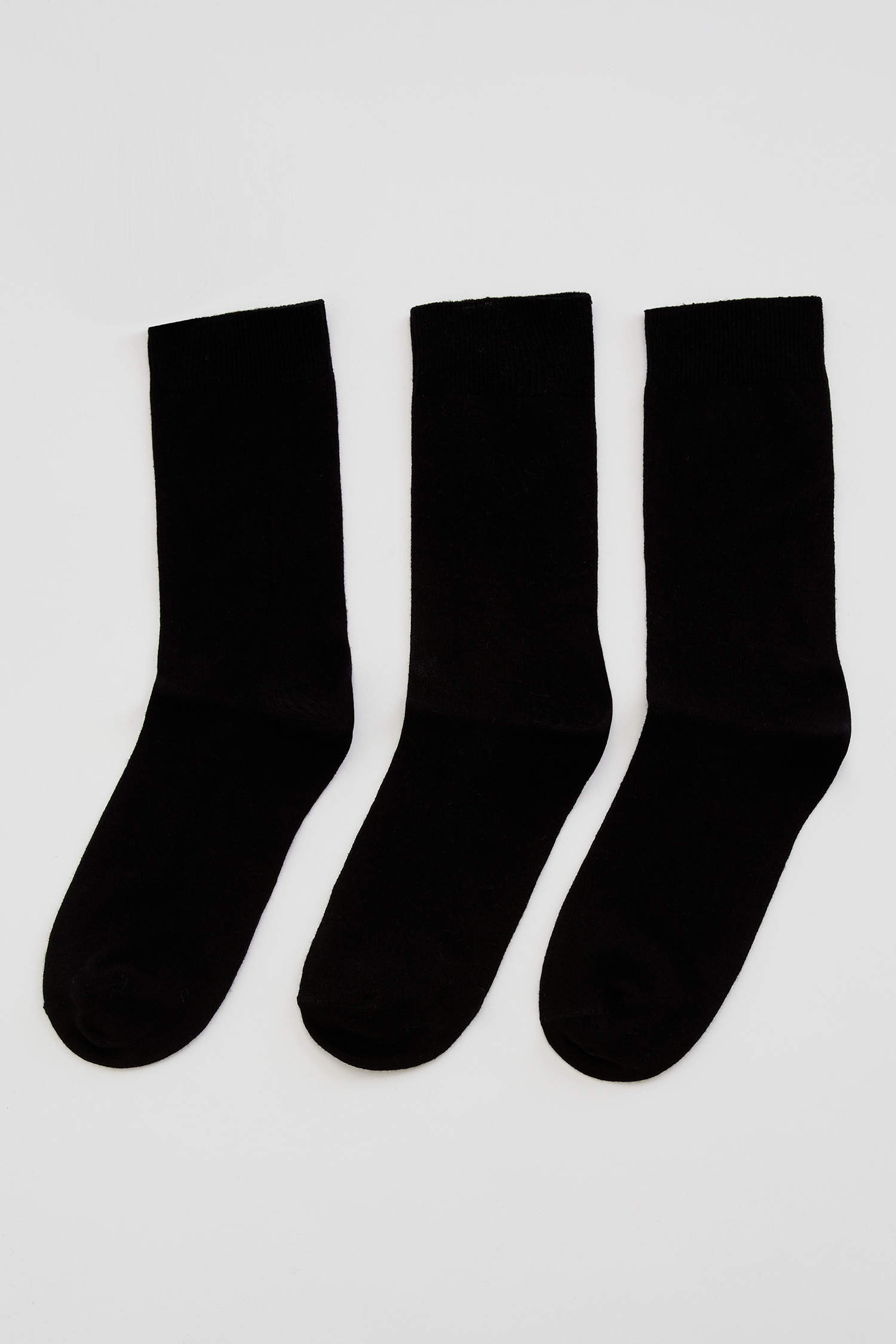 Black MAN 3 Pack Long Socks 1140546 | DeFacto