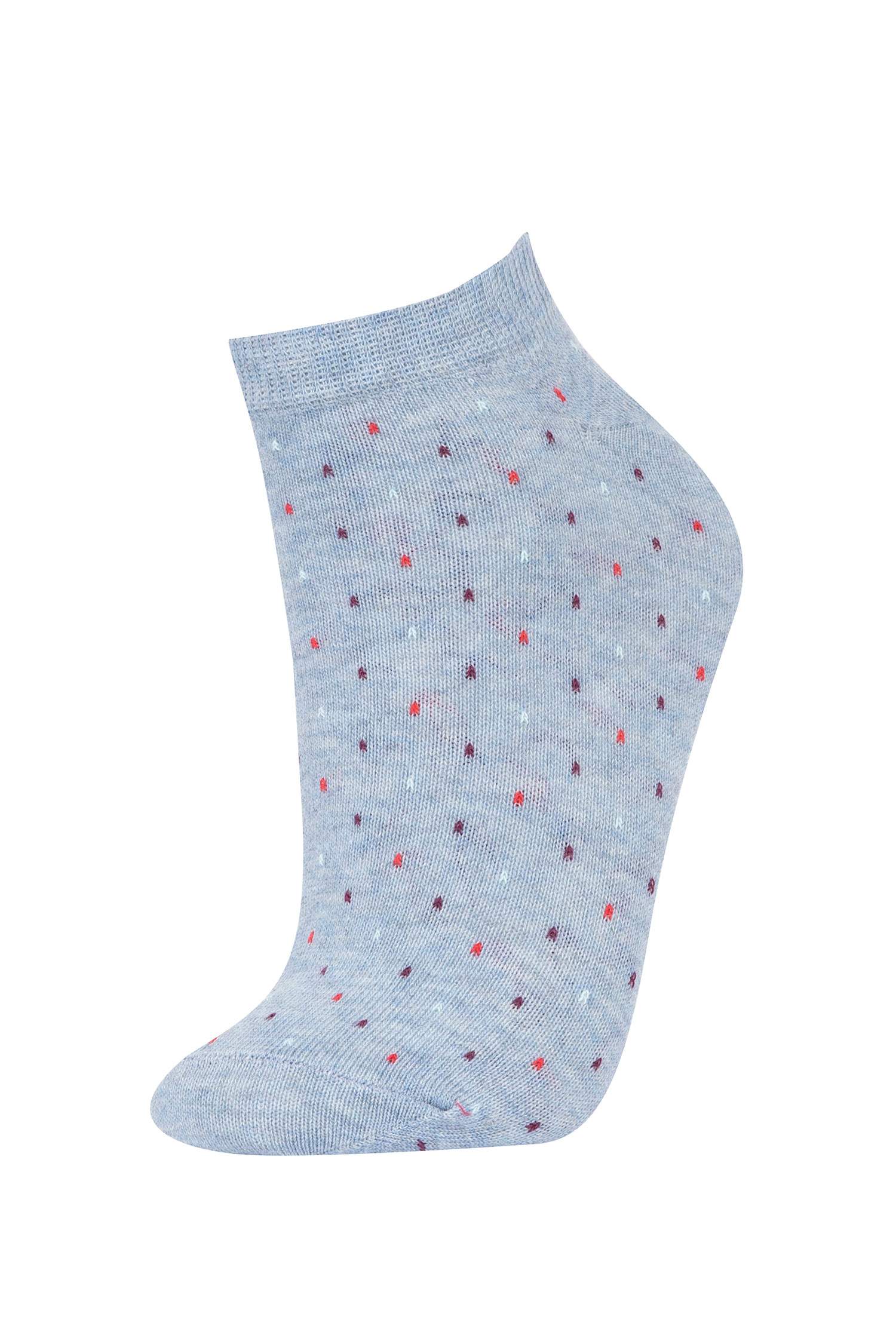 Patterned 5 Pack Booties Socks