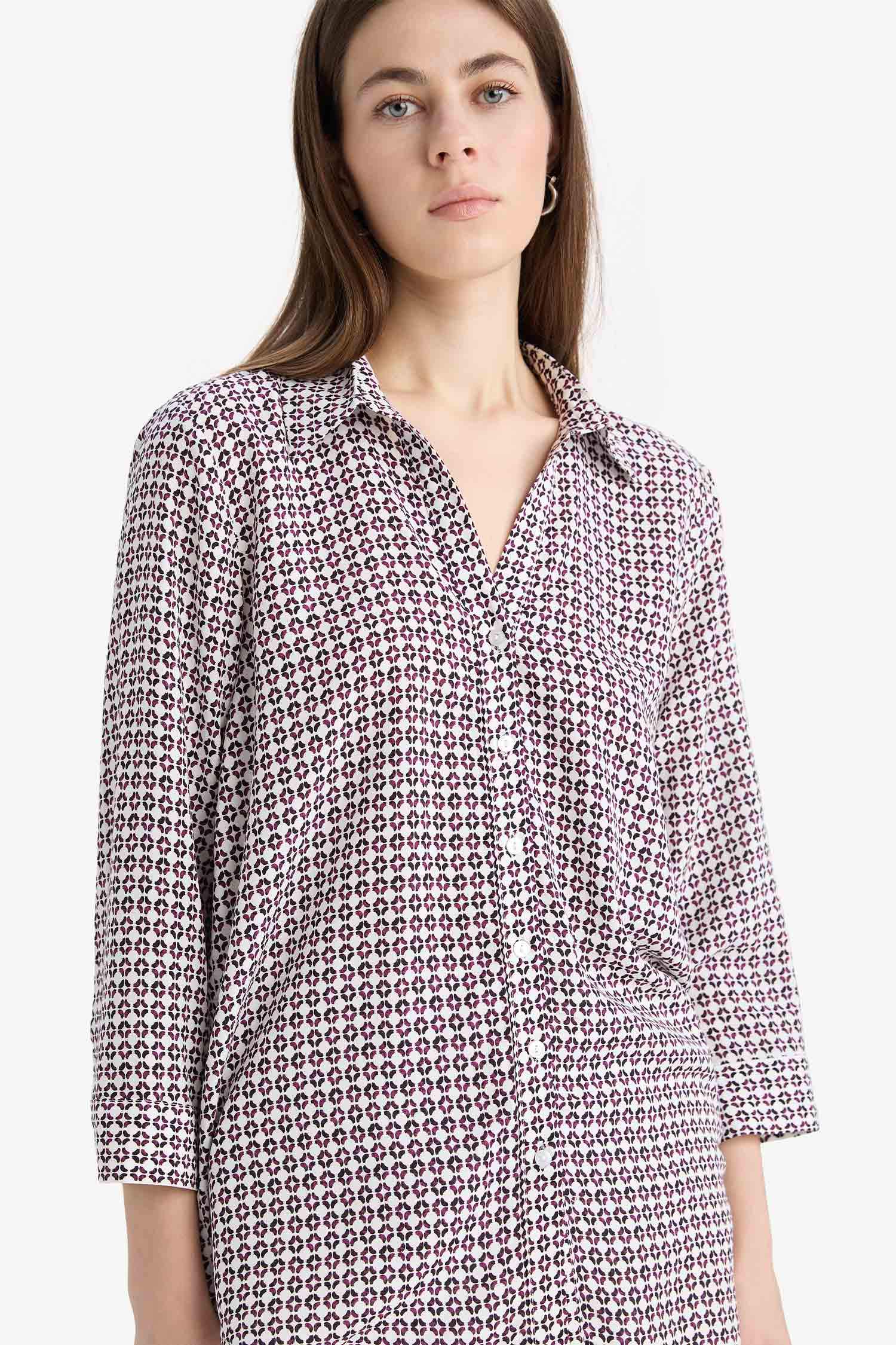 Regular Fit Checkered Long Sleeve Shirt