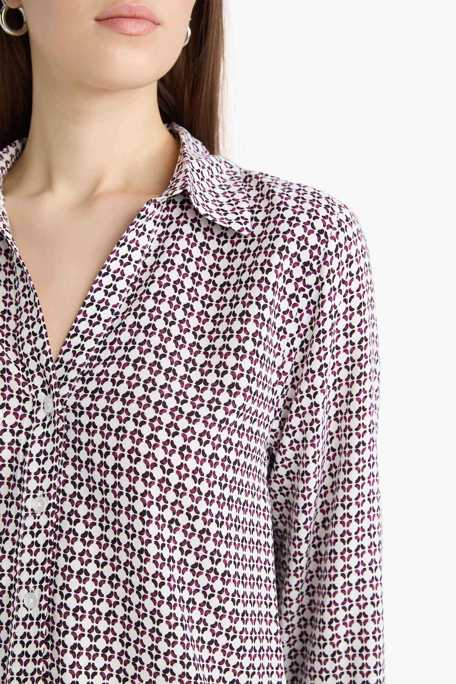 Regular Fit Checkered Long Sleeve Shirt