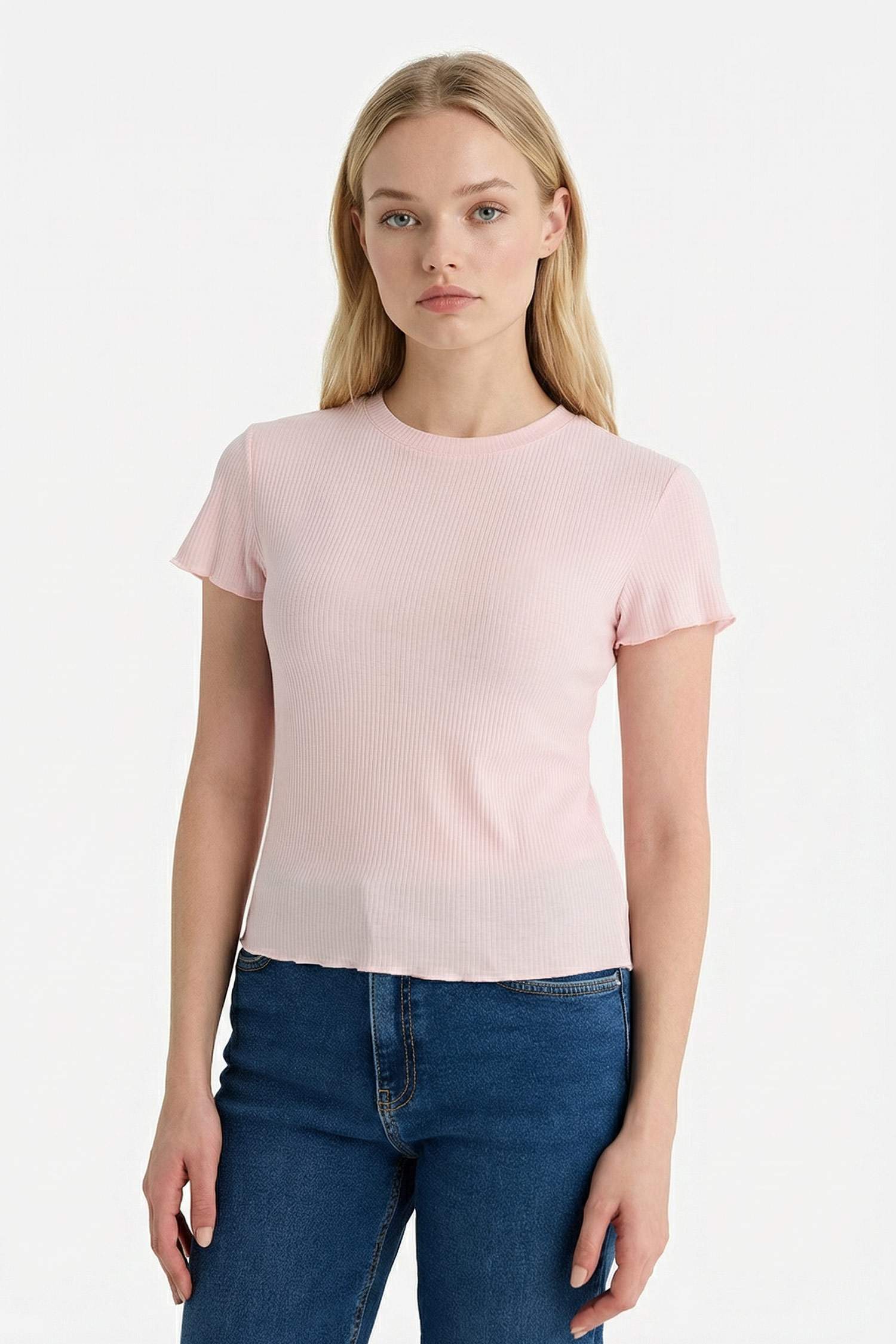 Футболка кашкорсе Fitted с коротким рукавом