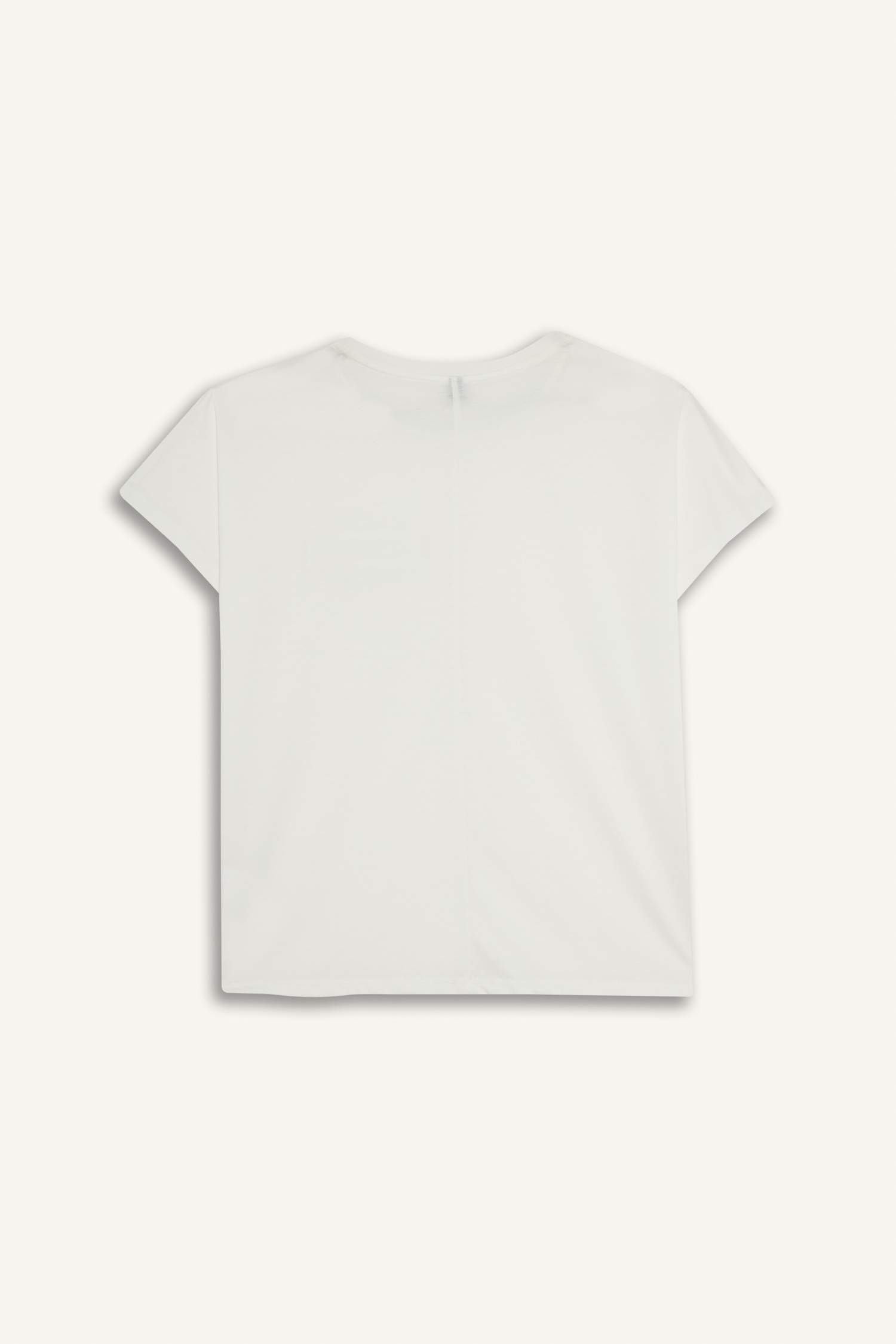 Футболка с круглым вырезом и коротким рукавом с принтом