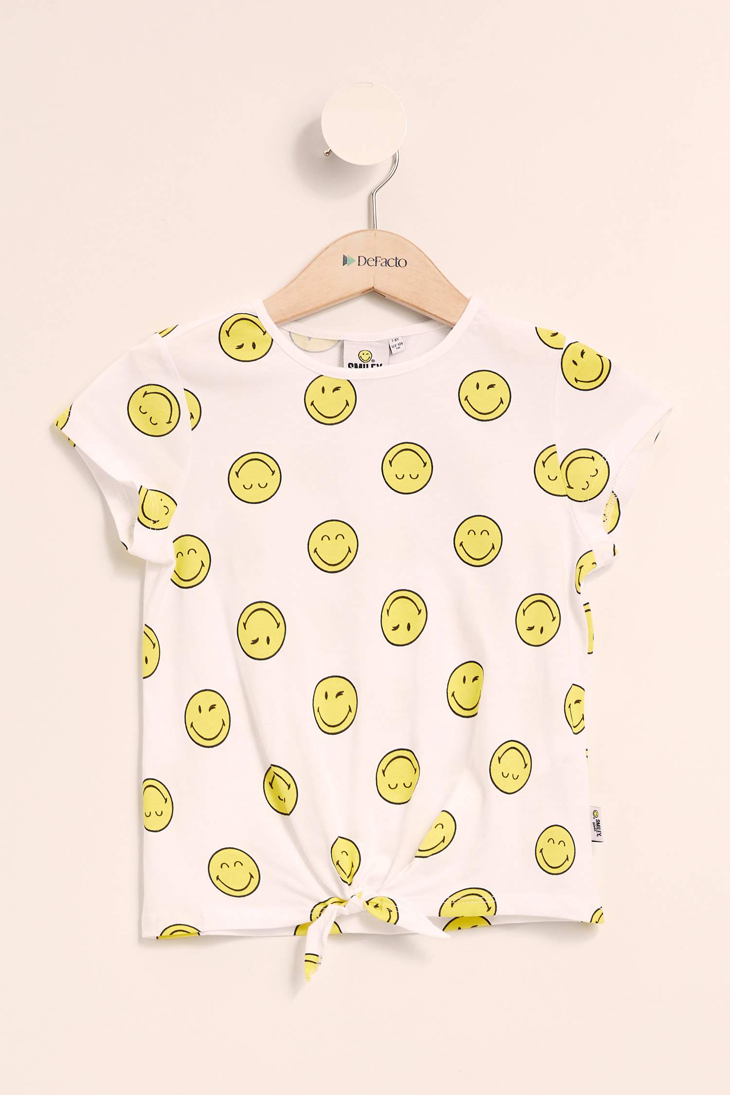 Defacto Smiley World Lisanslı Kısa Kollu T-shirt. 1