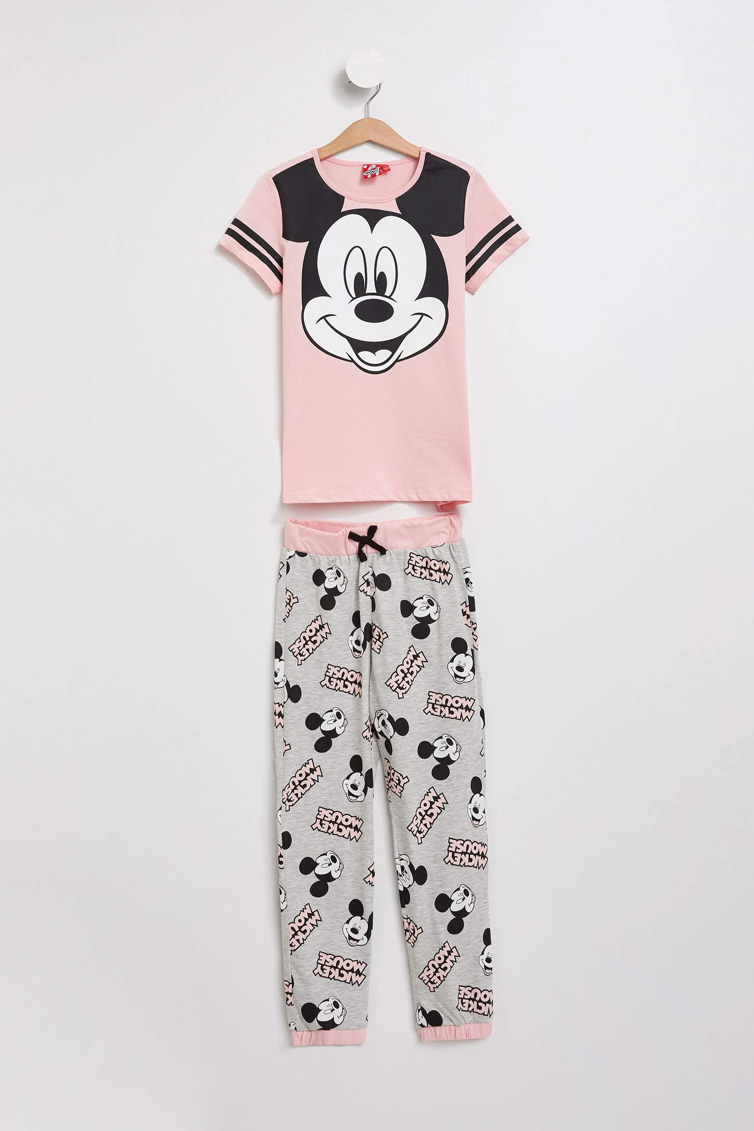 Defacto Kız Çocuk Walt Disney Lisanslı Pijama Takımı. 1