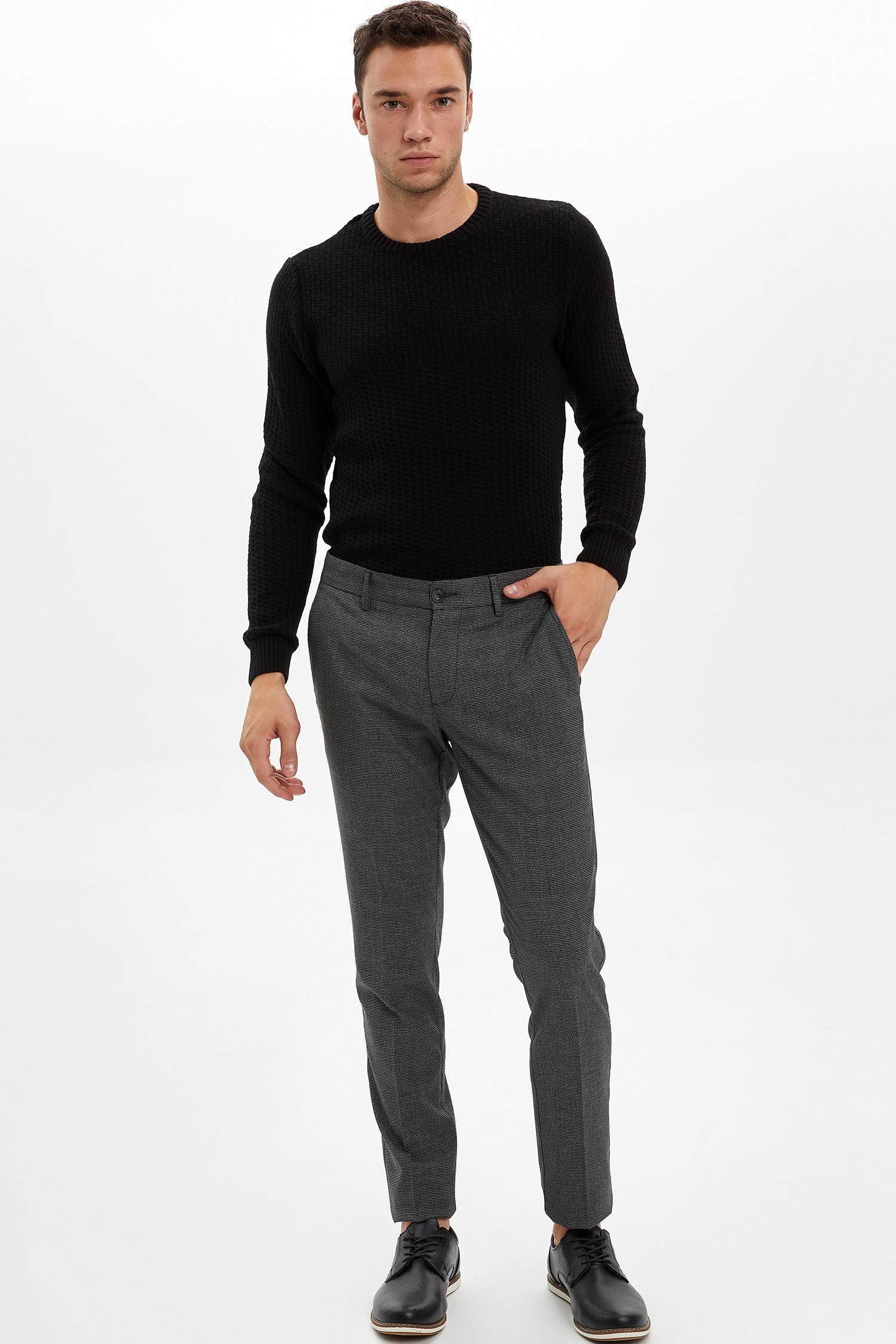 Defacto Slim Fit Triko Kazak. 2