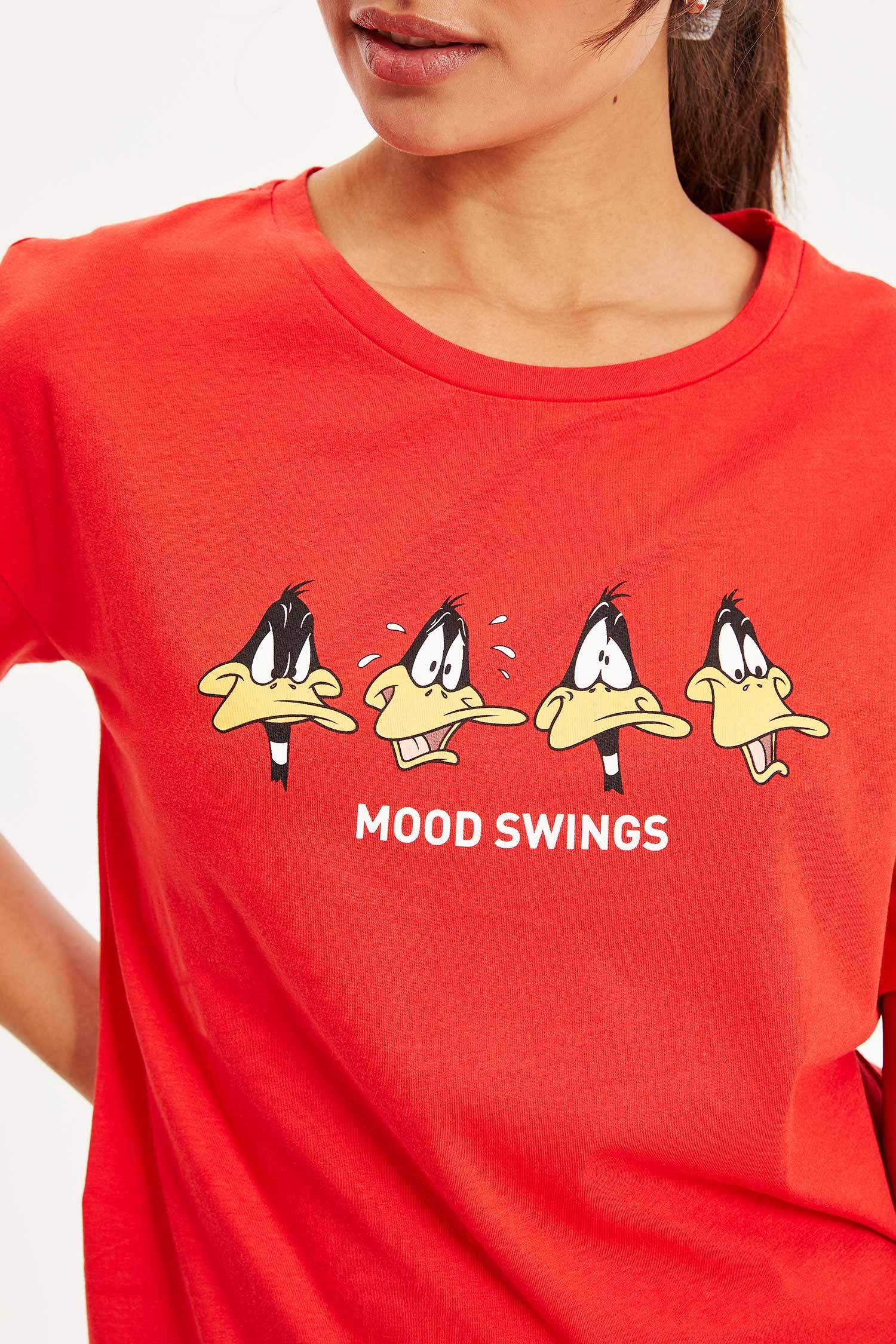 Defacto Looney Tunes Lisanslı T-shirt. 3