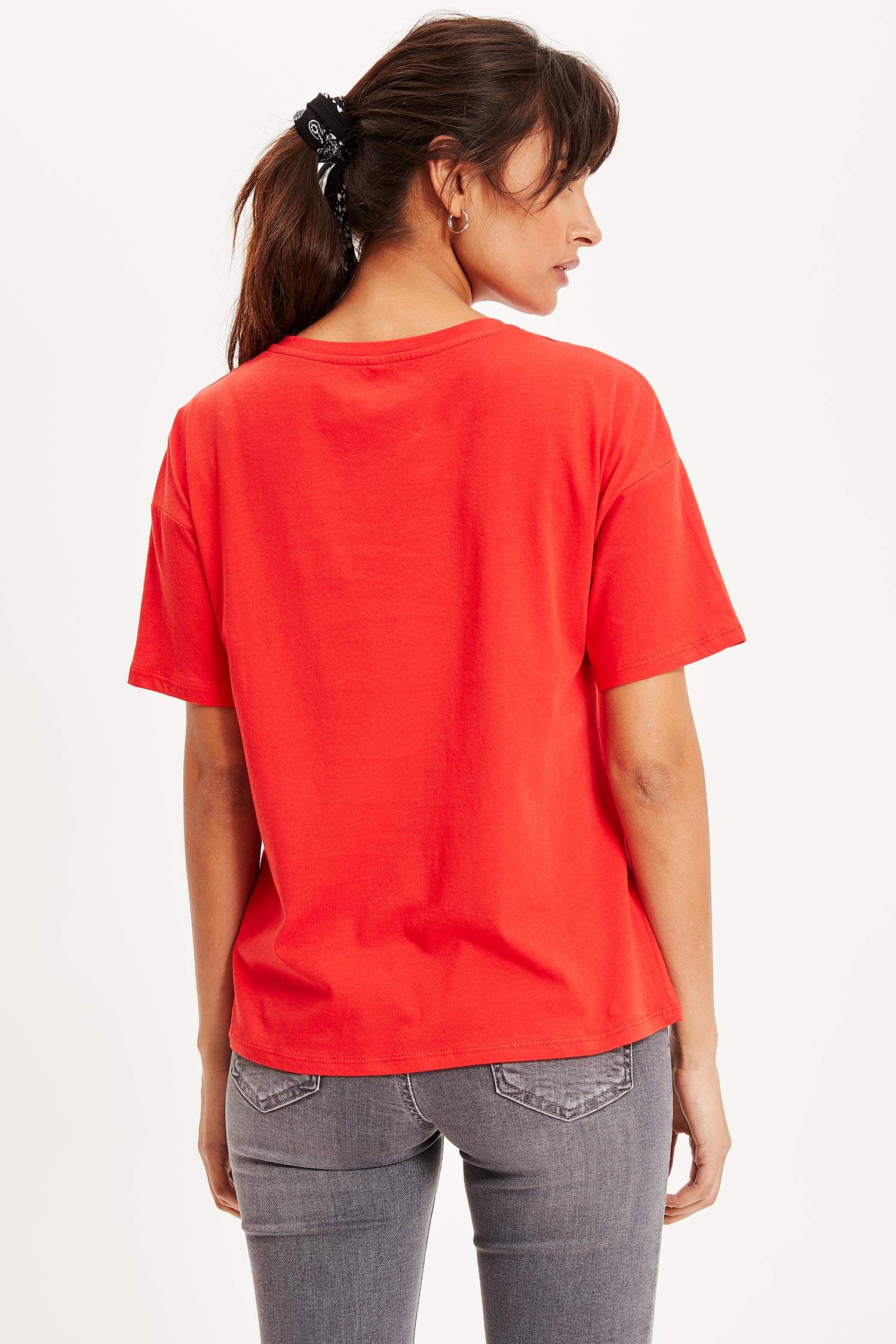 Defacto Looney Tunes Lisanslı T-shirt. 4