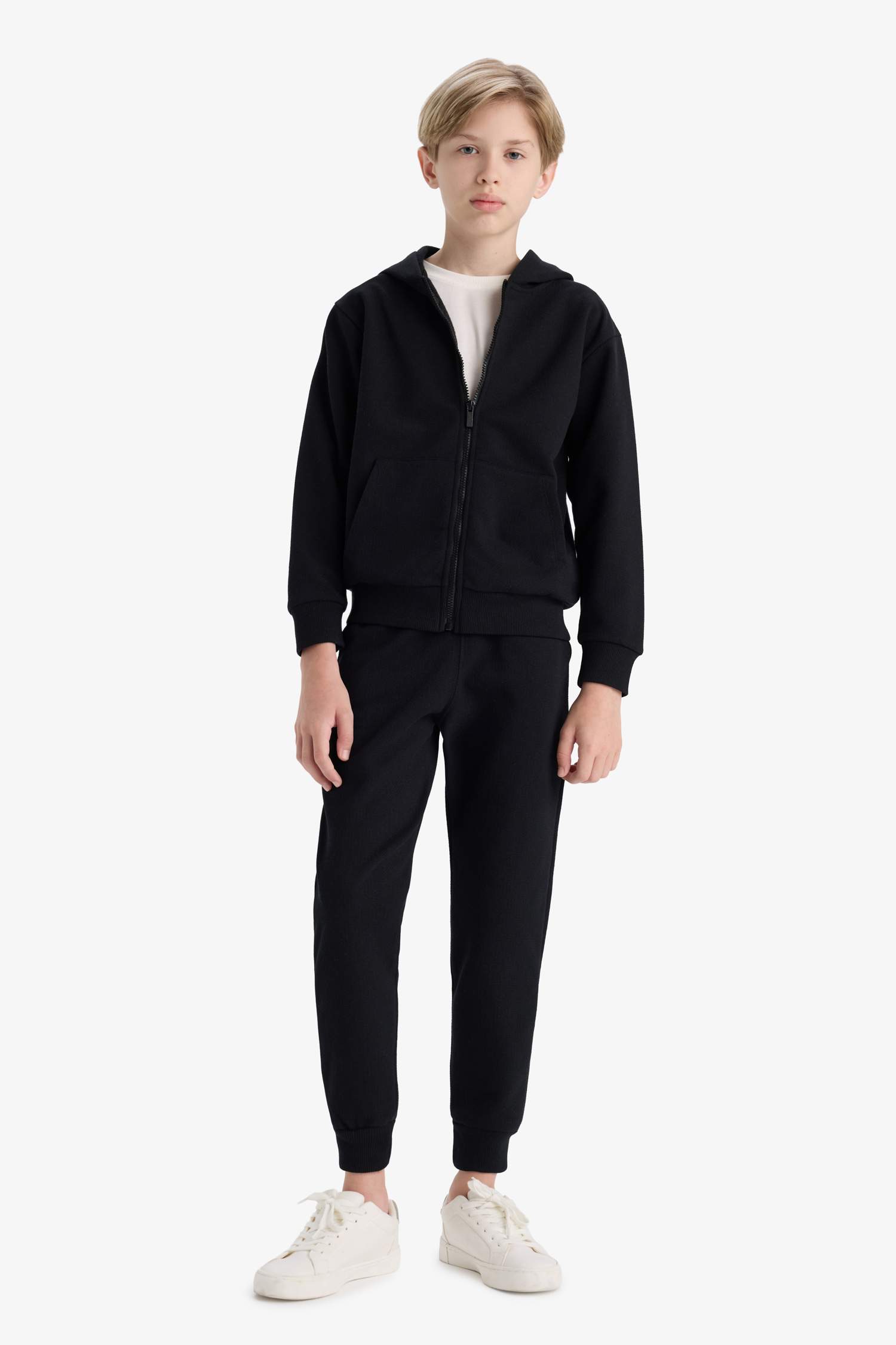 بنطرون بجامة رياضي ولادي جوجر قصة عادية وخصر مطاطي