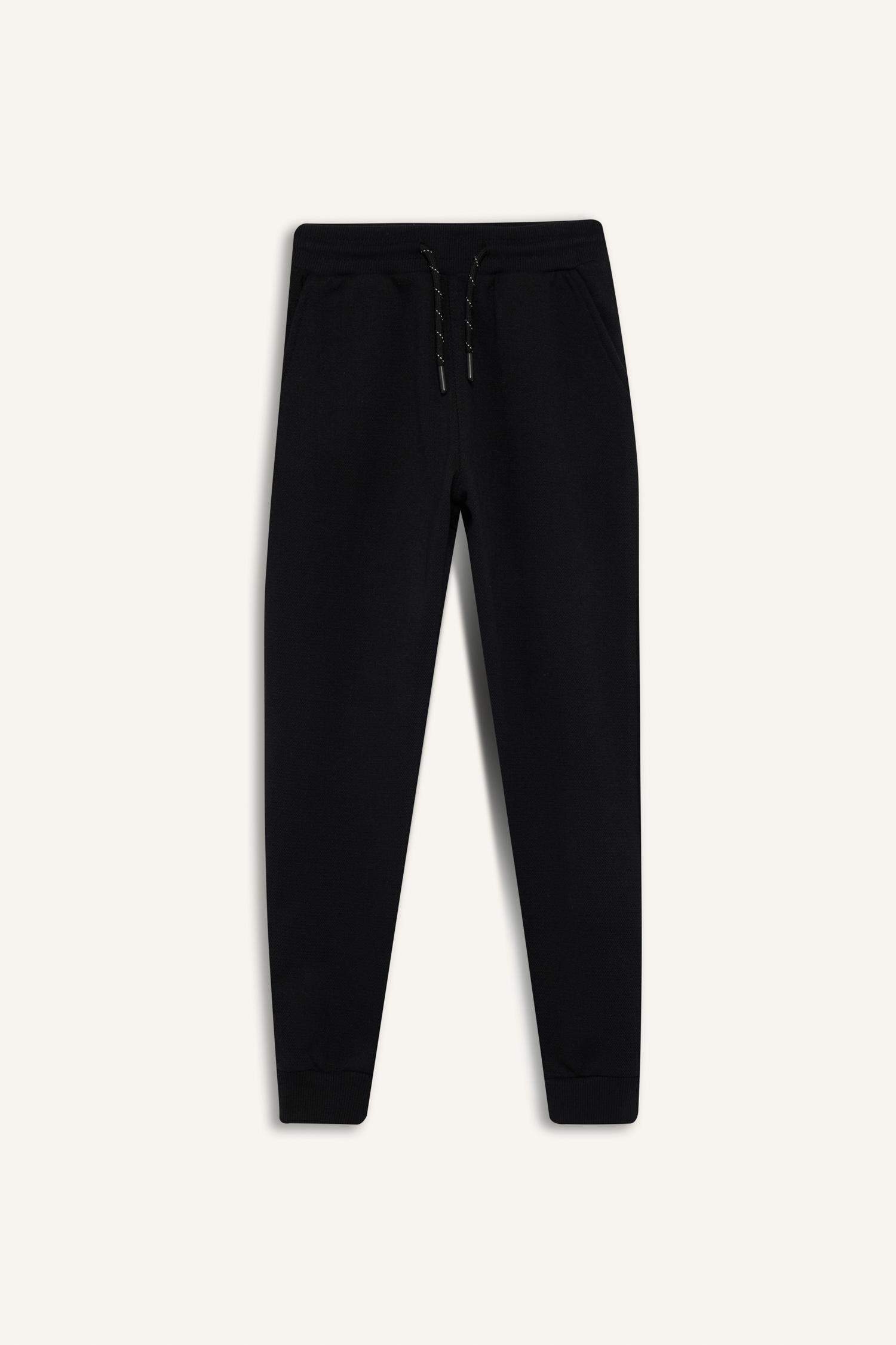 بنطرون بجامة رياضي ولادي جوجر قصة عادية وخصر مطاطي