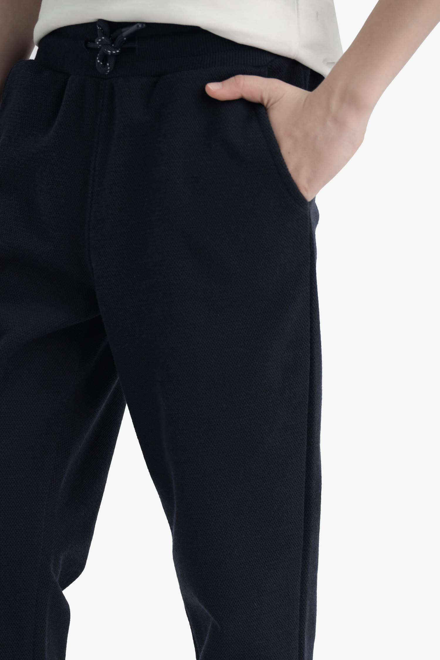 بنطرون بجامة رياضي ولادي جوجر قصة عادية وخصر مطاطي