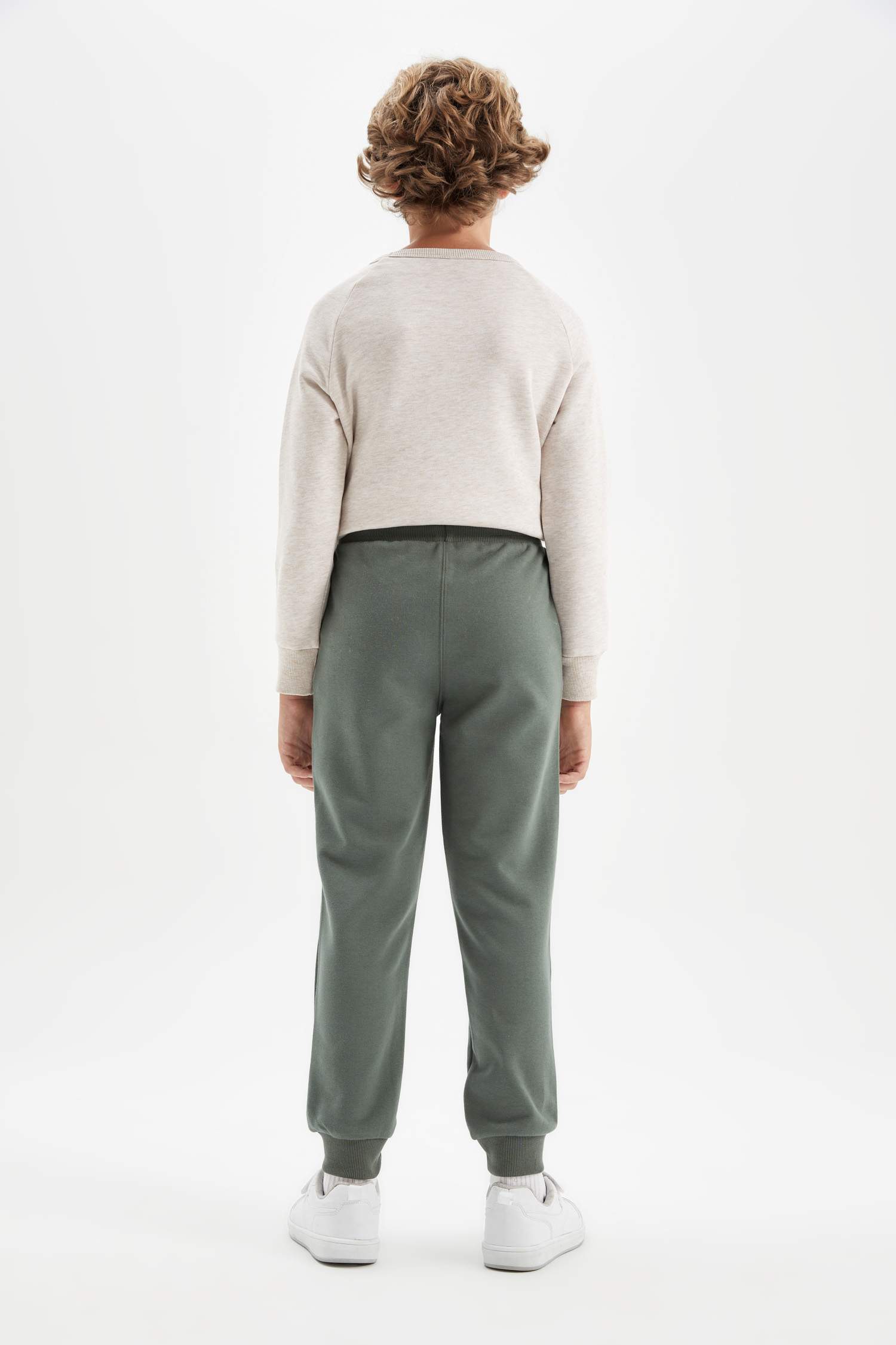 Erkek Çocuk Beli Paçası Lastikli Cepli Jogger Okul Eşofman Altı