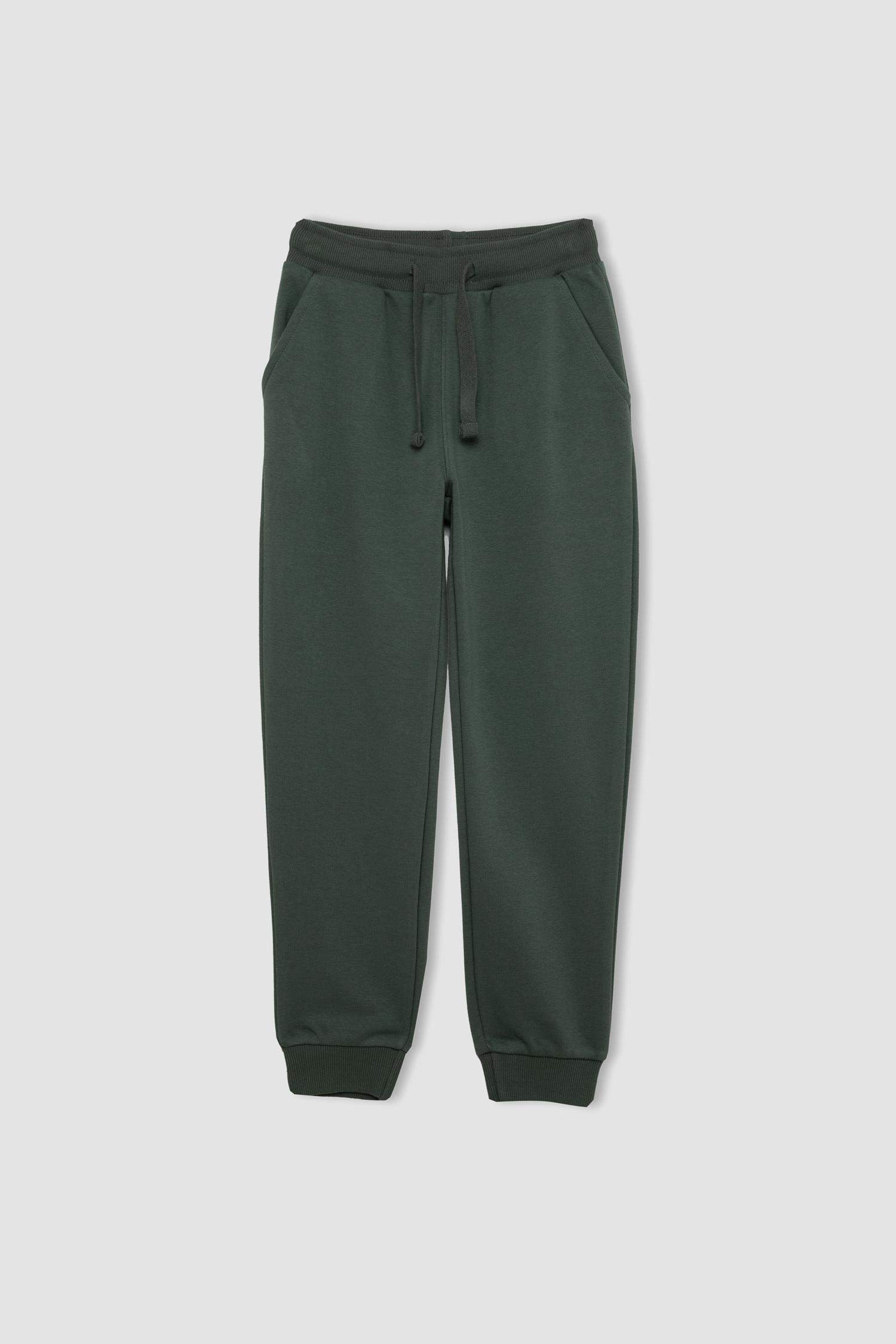 Erkek Çocuk Beli Paçası Lastikli Cepli Jogger Okul Eşofman Altı