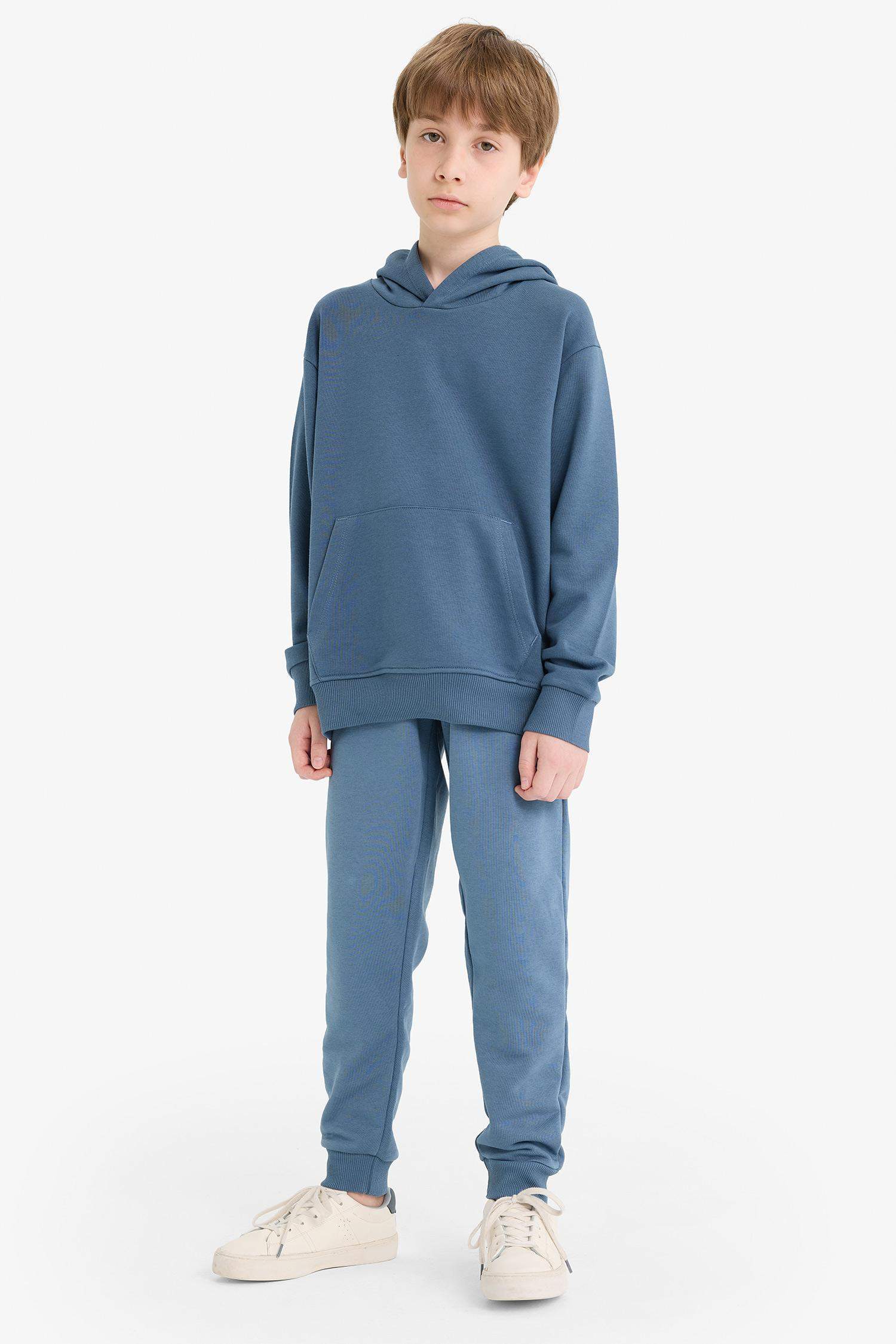 Erkek Çocuk Beli Lastikli Okul Jogger Eşofman Altı