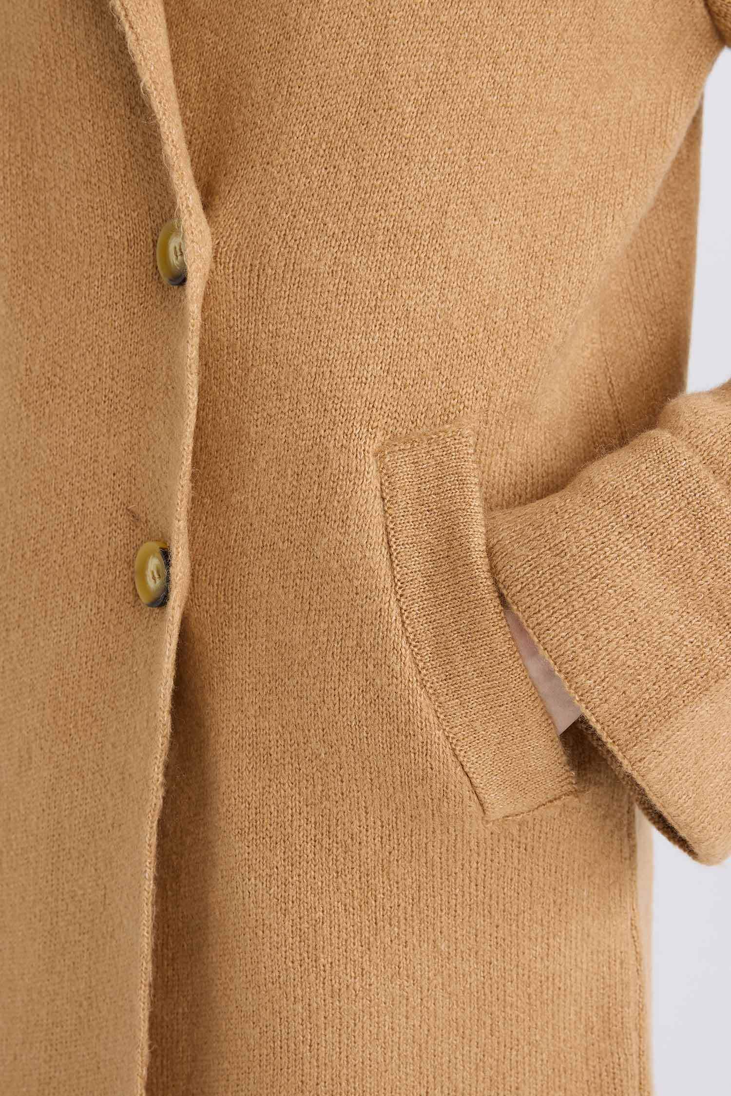 Oversize Geniş Kalıp Kruvaze Kapamalı Düğmeli Cepli Ceket