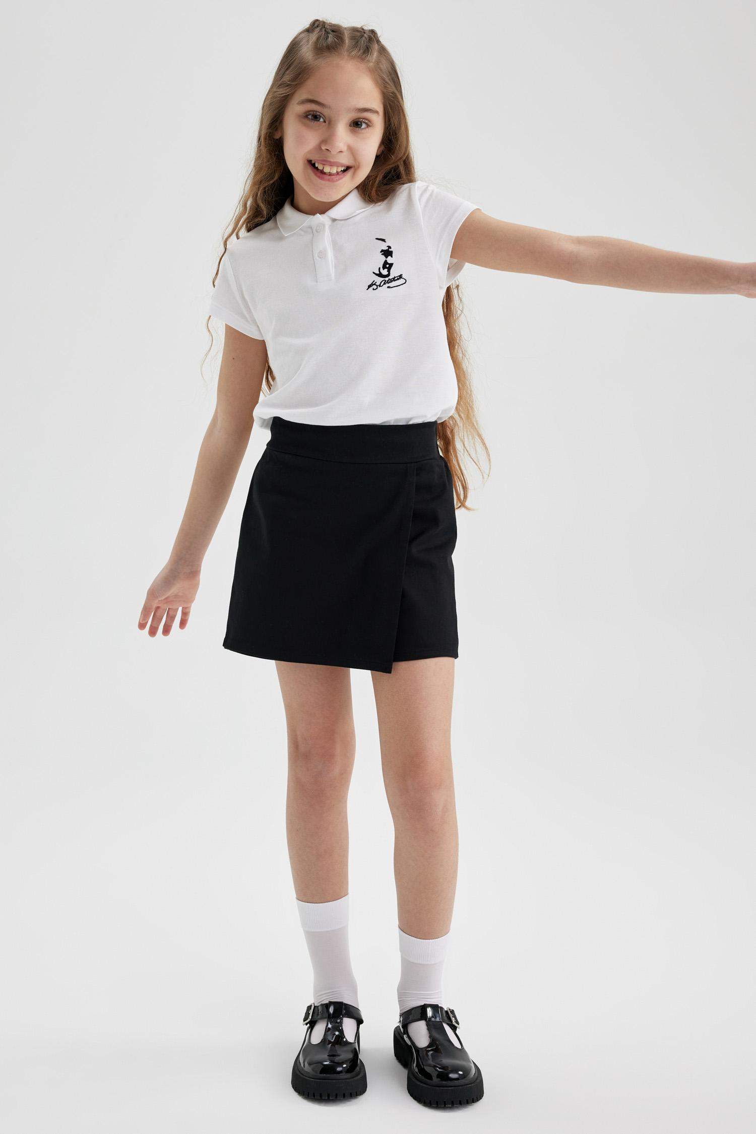 Girl 2 piece Gabardine Regular Fit Skirt