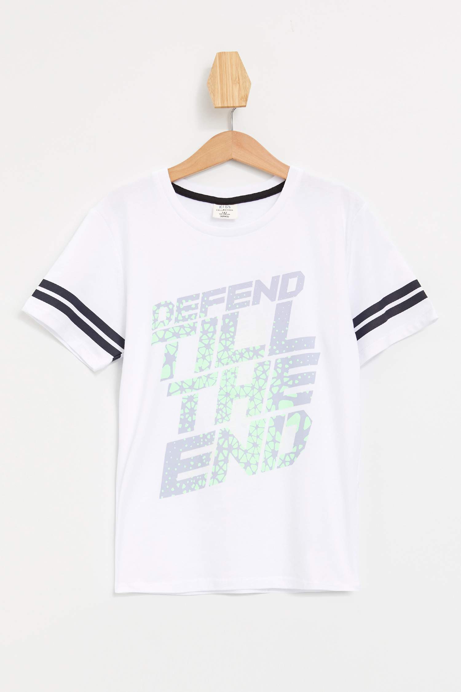 Defacto Erkek Çocuk Güneşte Renk Değiştiren Baskılı Kısa Kollu Tişört. 5