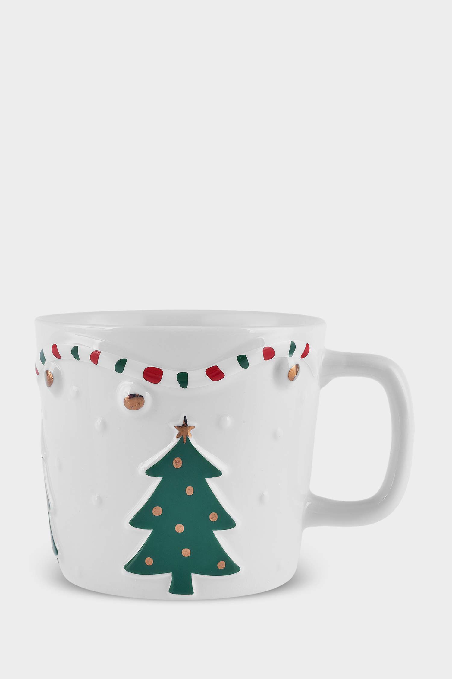 KARACA X DEFACTO NEW YEAR 26 GLOWY TREE FLAKE 2'Lİ 460 ML KUPA