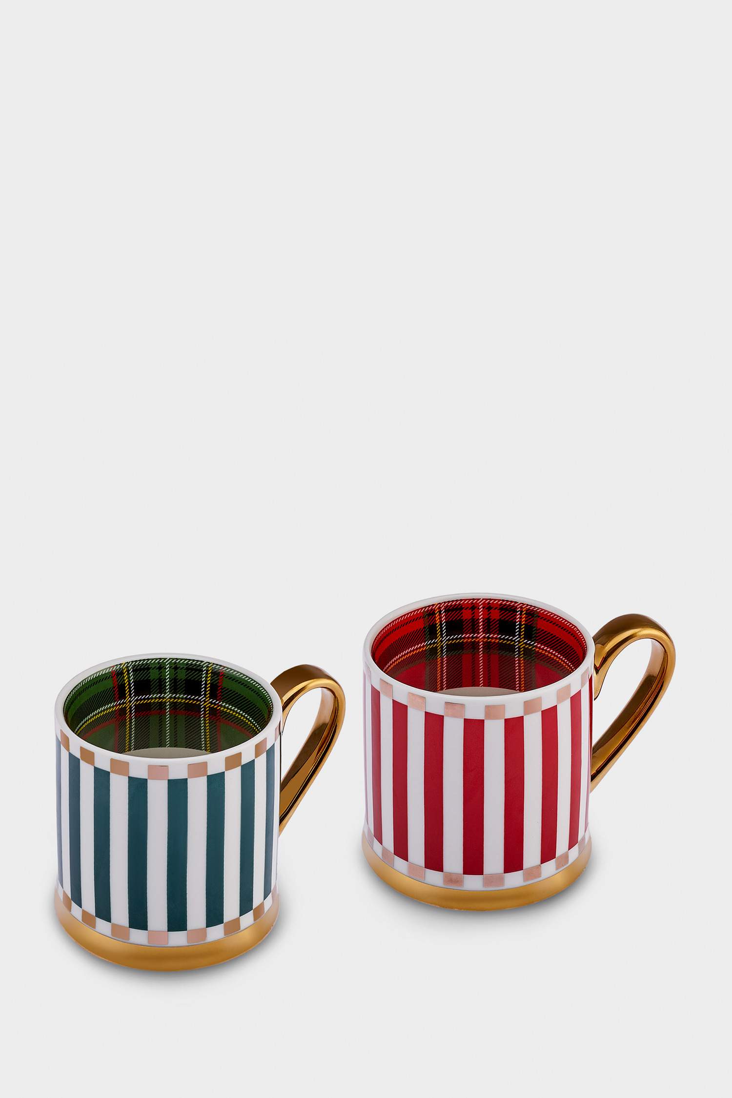 KARACA X DEFACTO NEW YEAR 25 KIRMIZI ÇİZGİLİ 330 ML KUPA