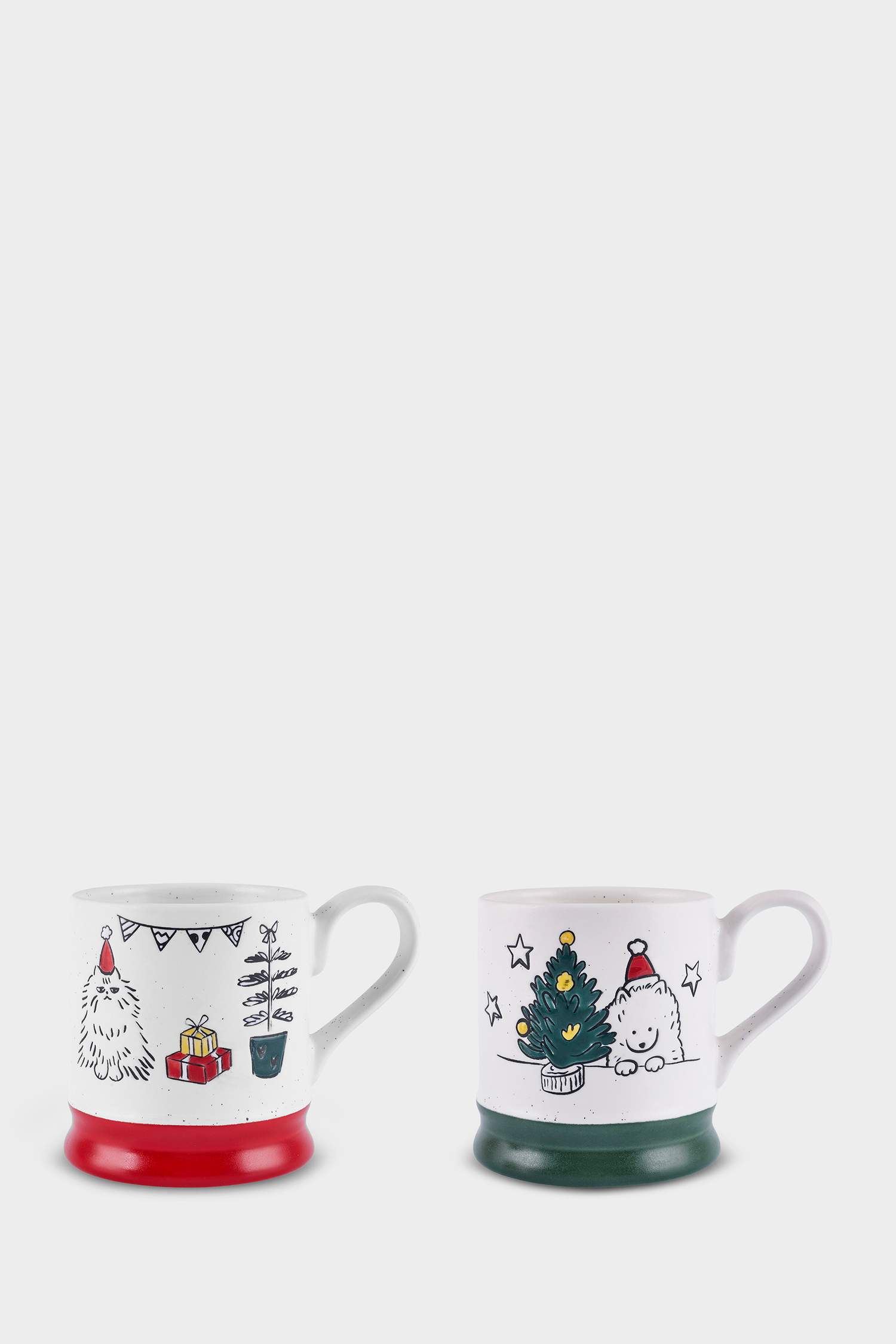 KARACA X DEFACTO NEW YEAR 26 KITTY 2 KİŞİLİK MUG SETİ