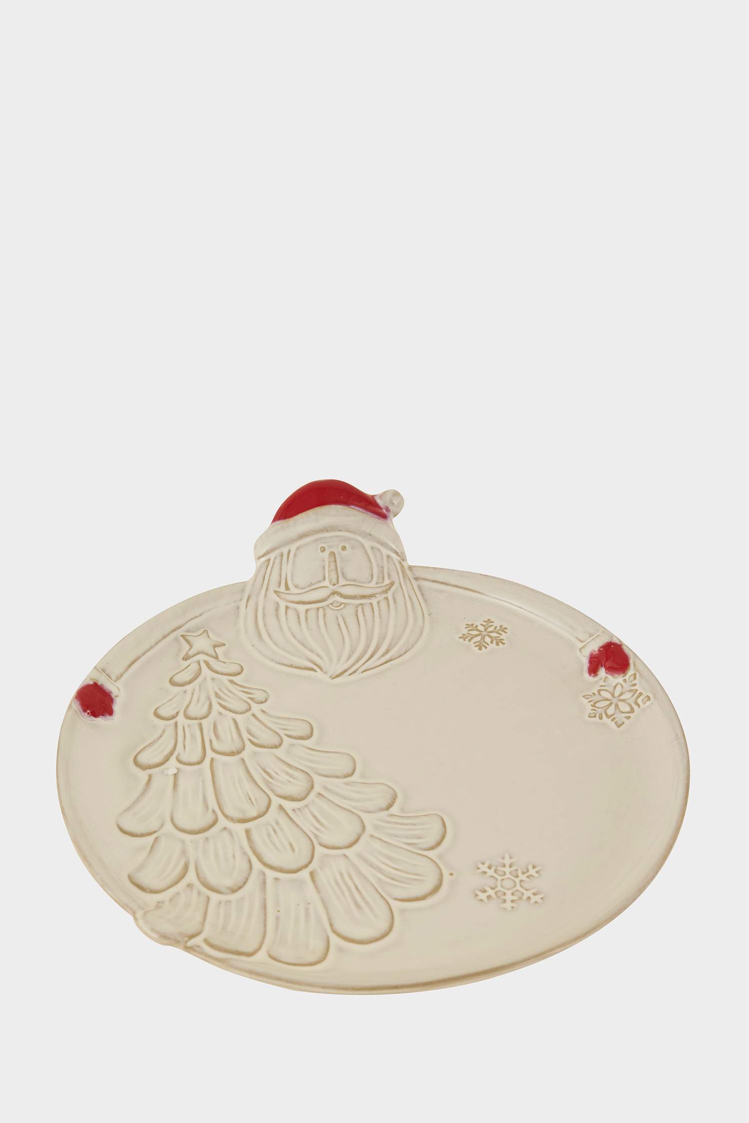 KARACA X DEFACTO SANTA DEKORATİF TABAK 28,7X26,3X5,5 CM