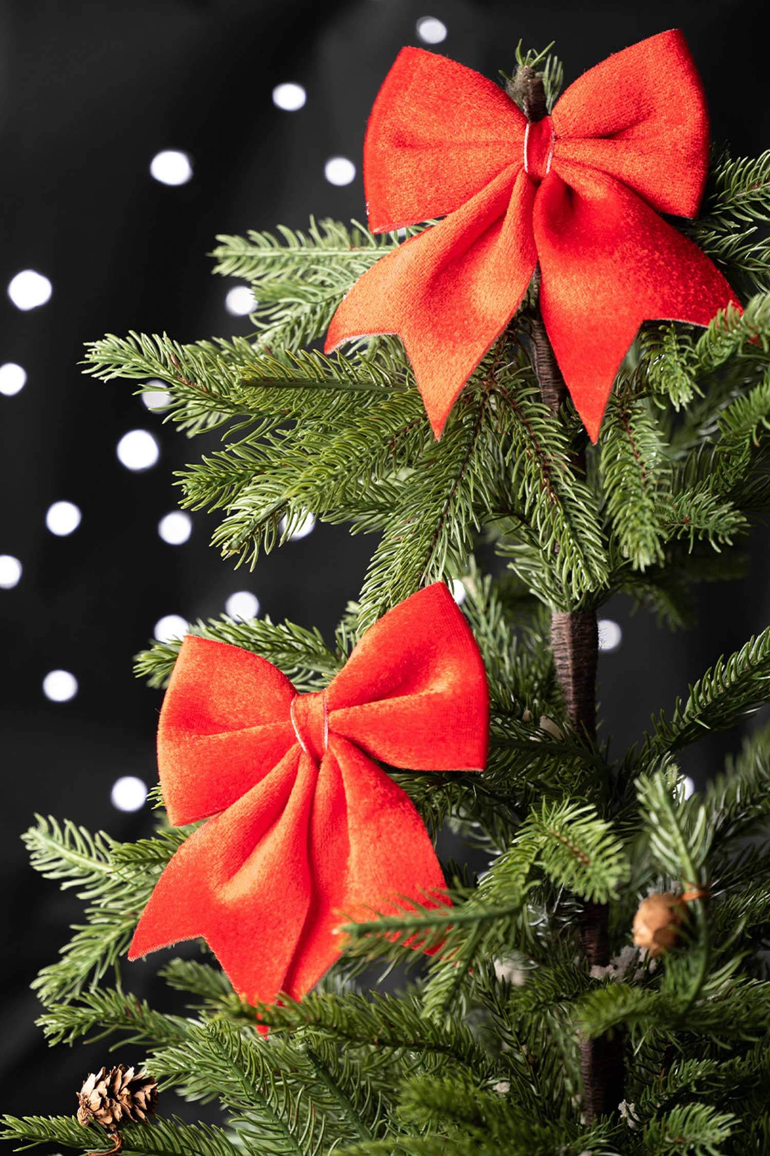 KARACA X DEFACTO RIBBON KIRMIZI AĞAÇ KURDELESİ 12X13 CM