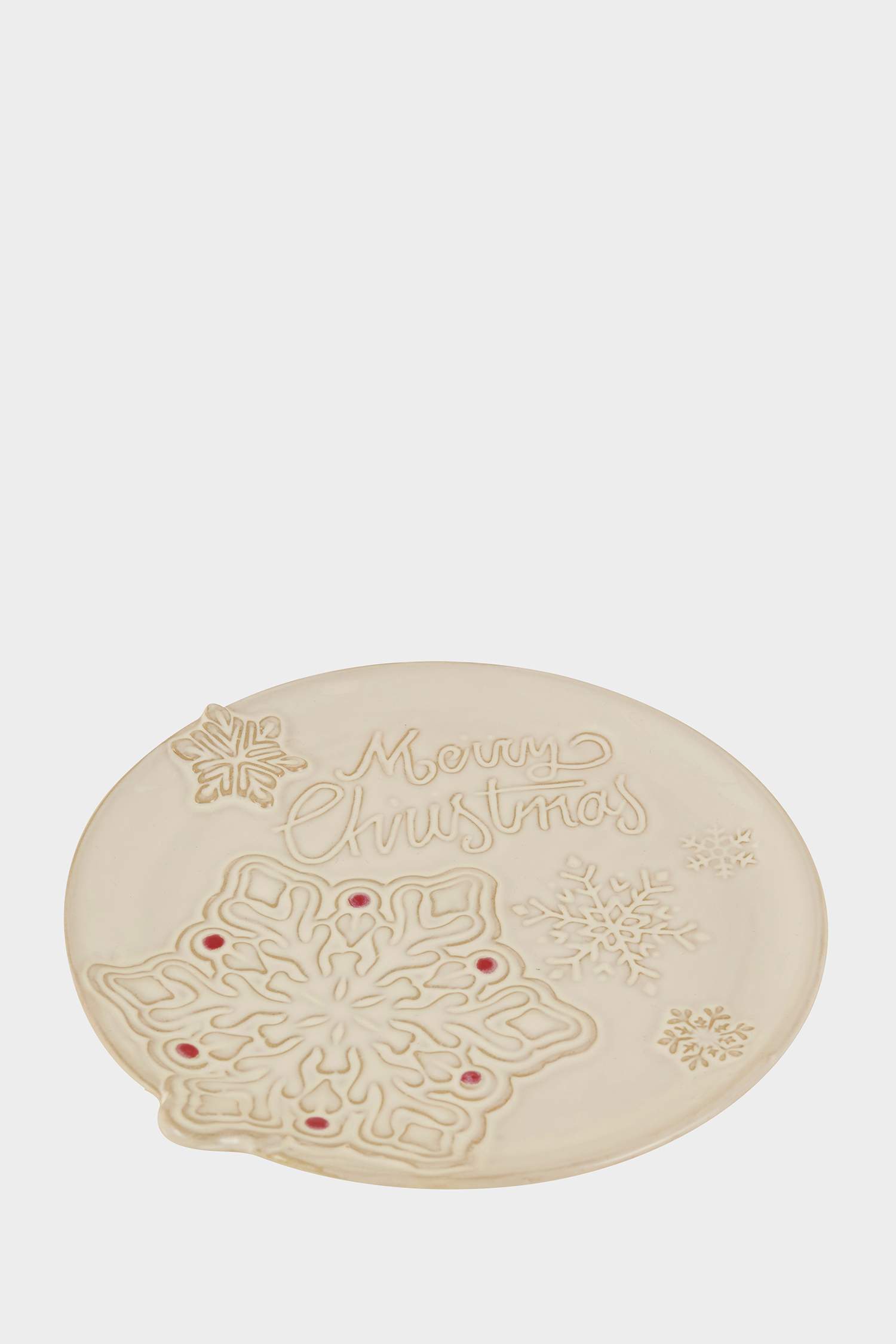 KARACA X DEFACTO MERRY CHRISTMAS DEKORATİF TABAK 27,7X26,2X2,6 CM