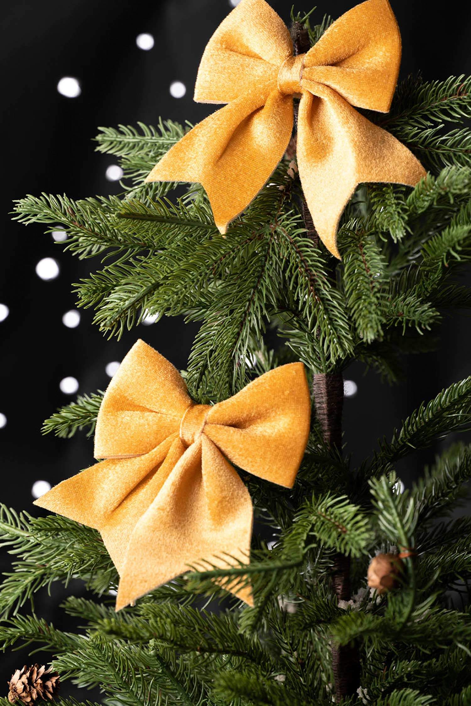 KARACA X DEFACTO RIBBON GOLD AĞAÇ KURDELESİ 12X13 CM