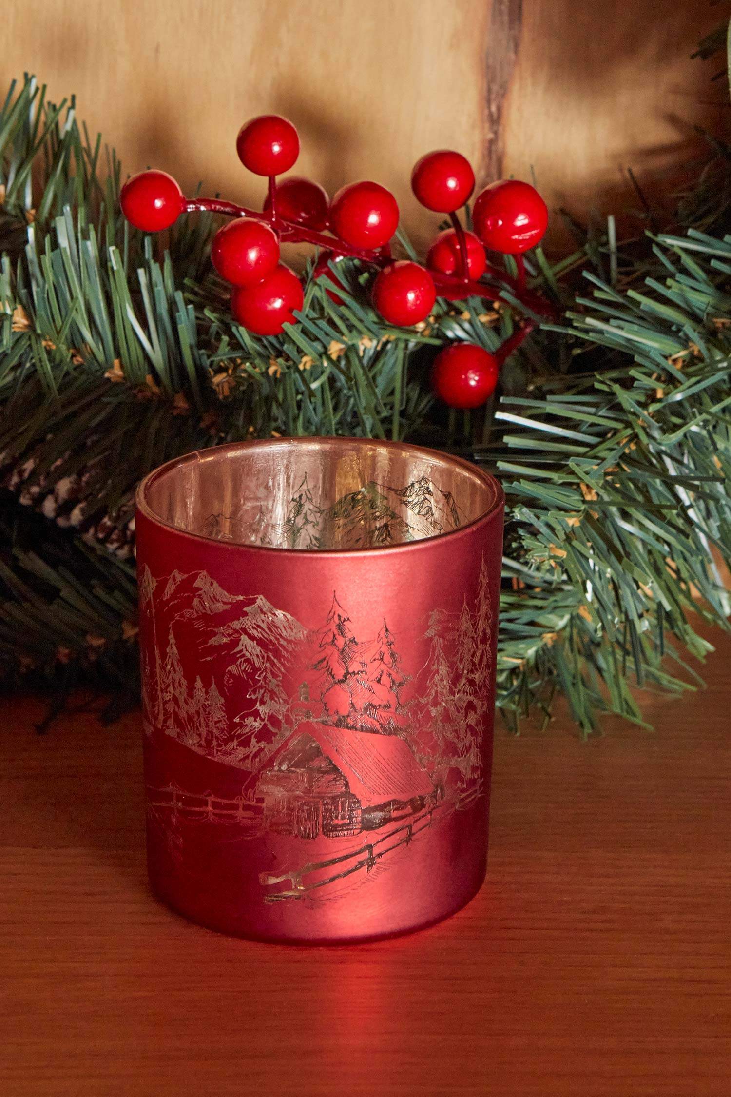 KARACA X DEFACTO OREN CAM MUMLUK KIRMIZI 6X7 CM