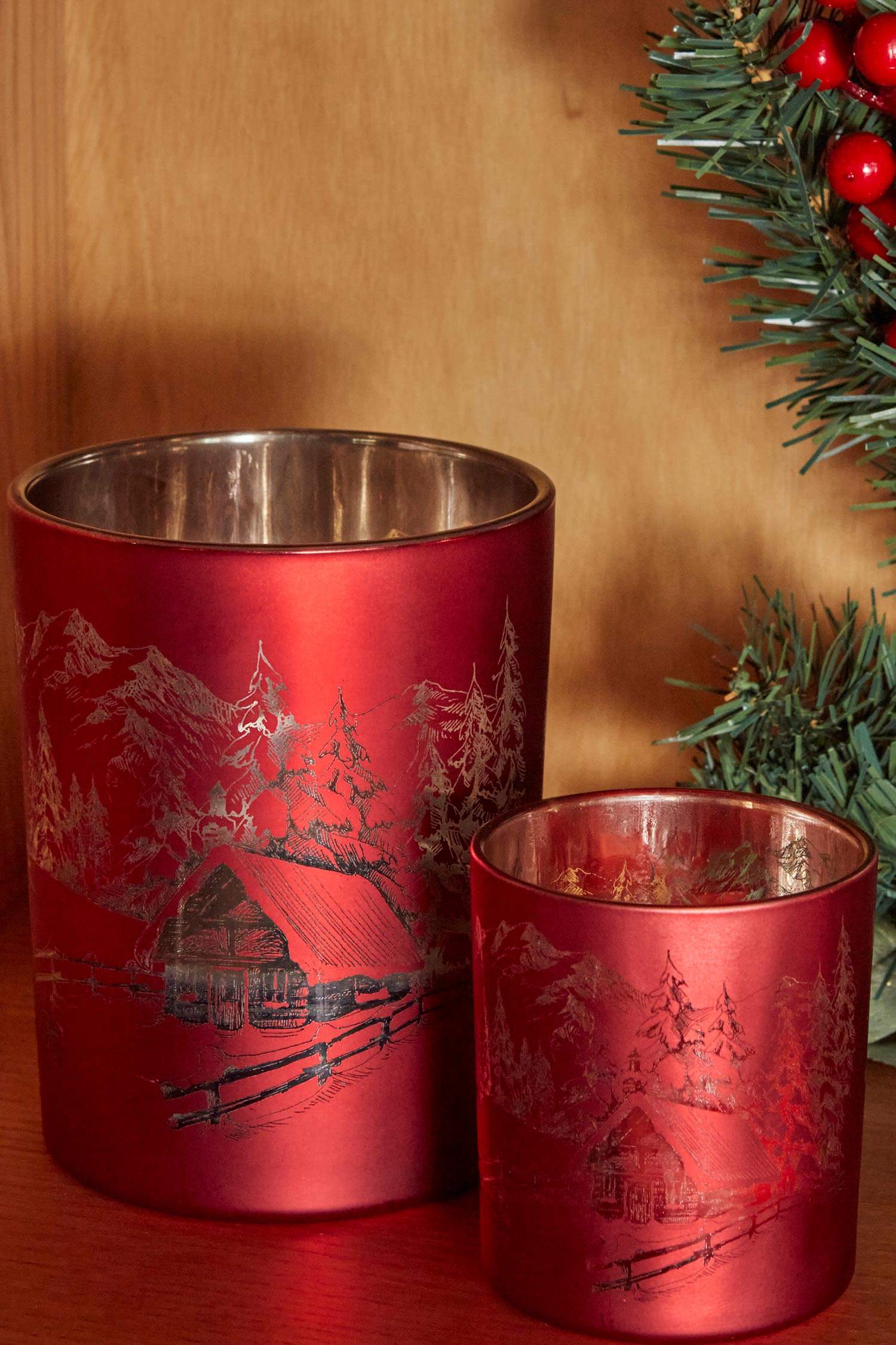 KARACA X DEFACTO OREN CAM MUMLUK KIRMIZI 6X7 CM