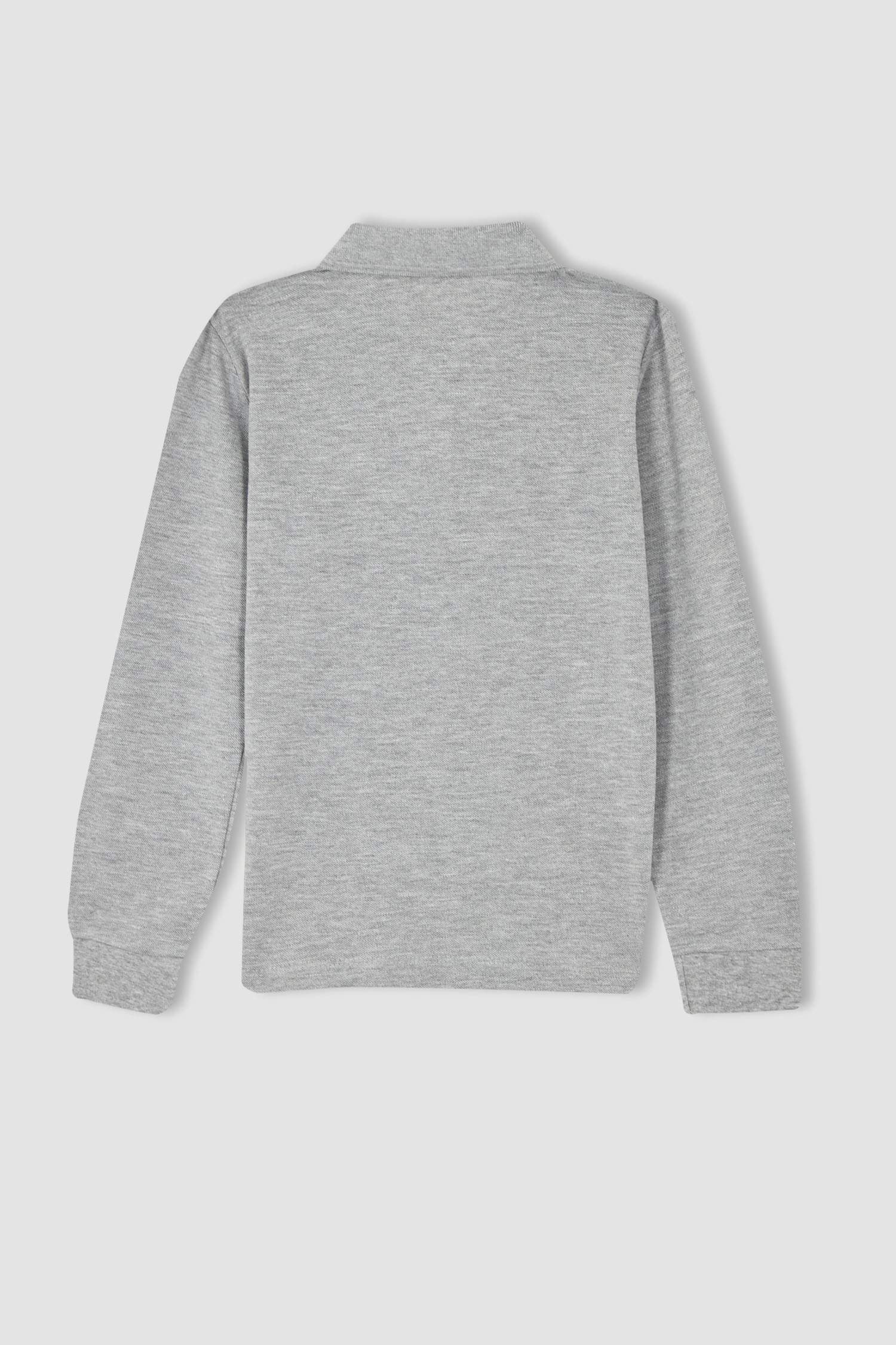 Футболка-поло с длинным рукавом для мальчиков, Школьная коллекция