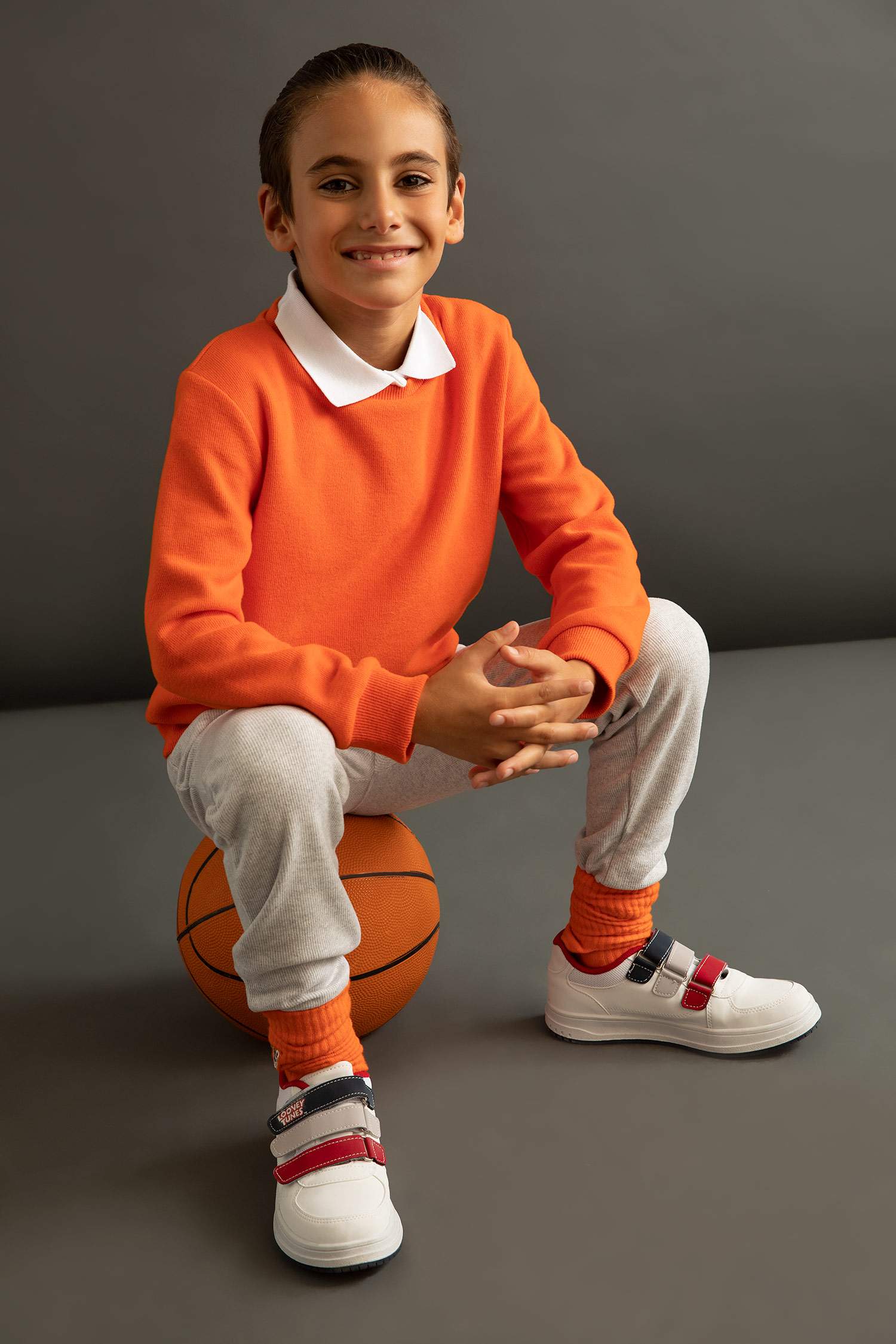Свитшот с круглым вырезом для мальчиков, Школьная коллекция