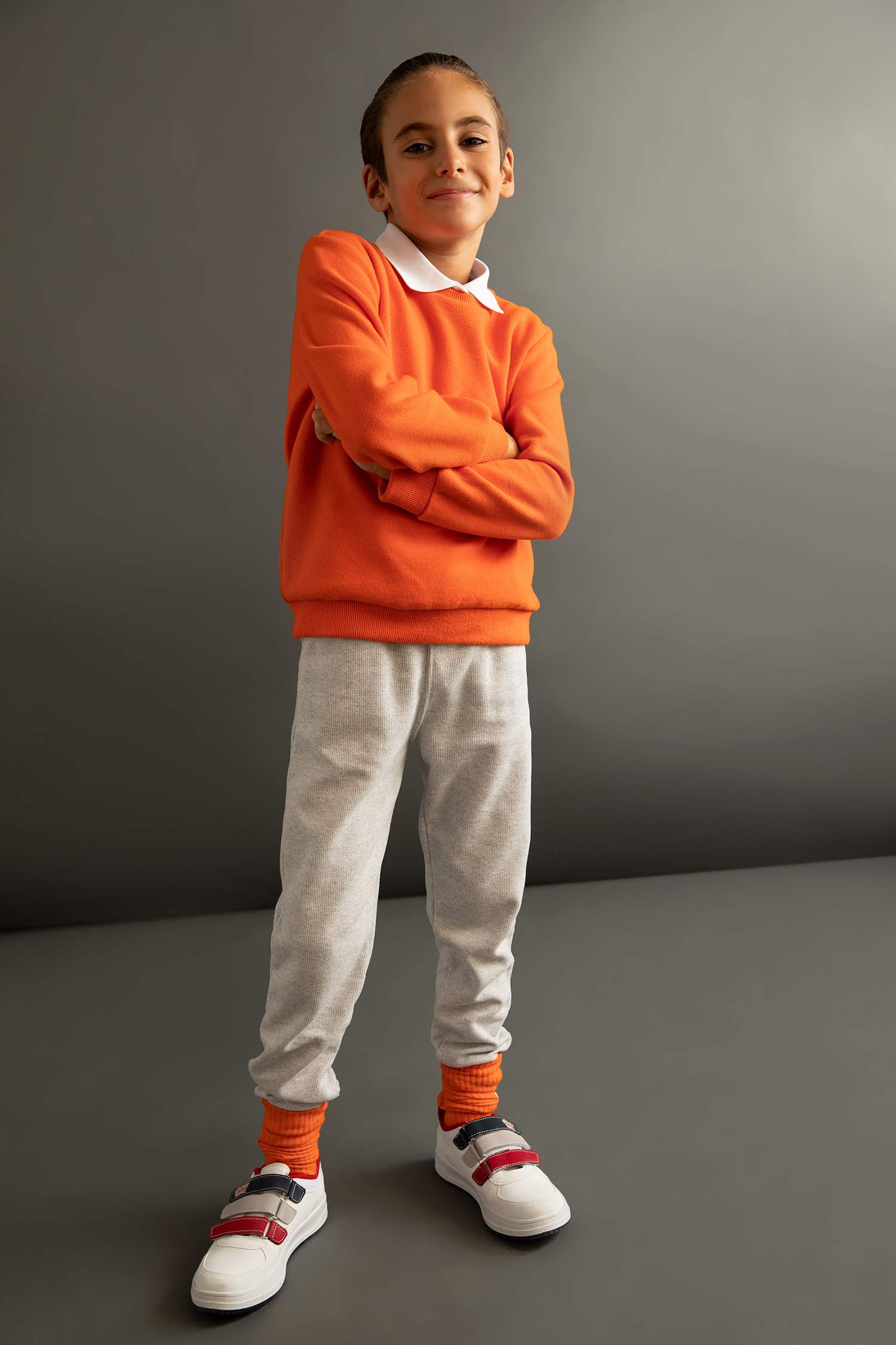 Свитшот с круглым вырезом для мальчиков, Школьная коллекция