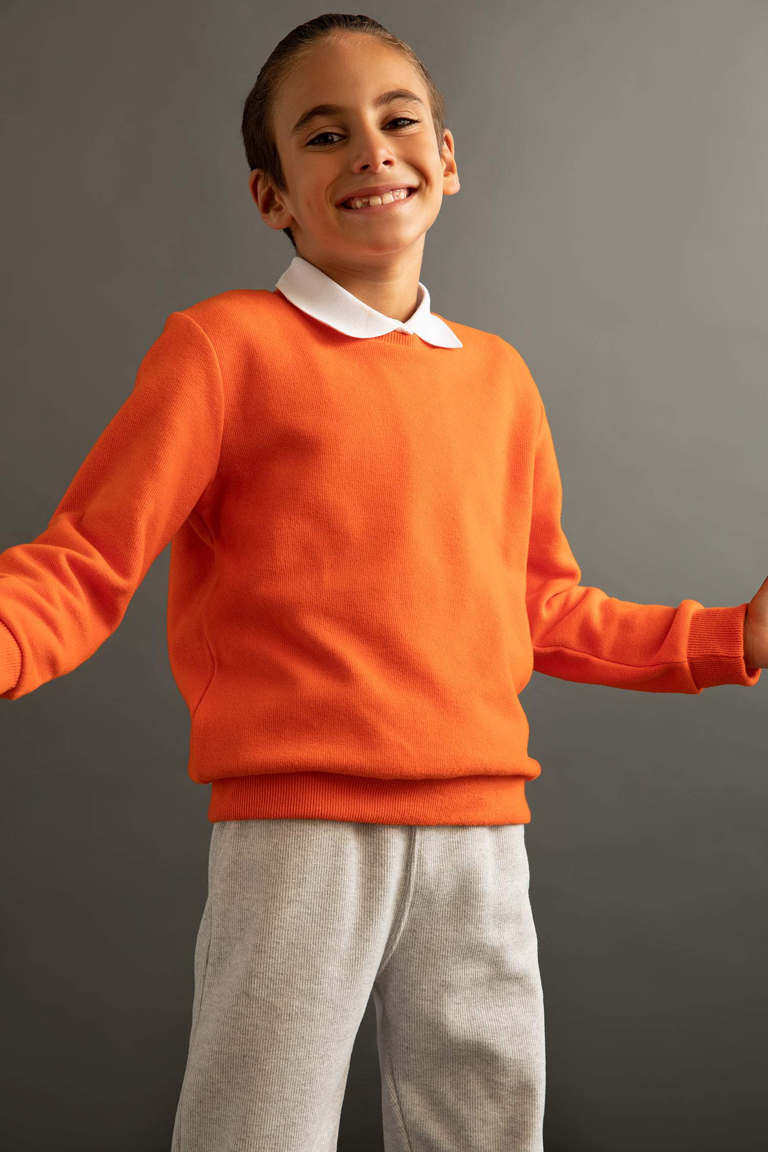 Свитшот с круглым вырезом для мальчиков, Школьная коллекция