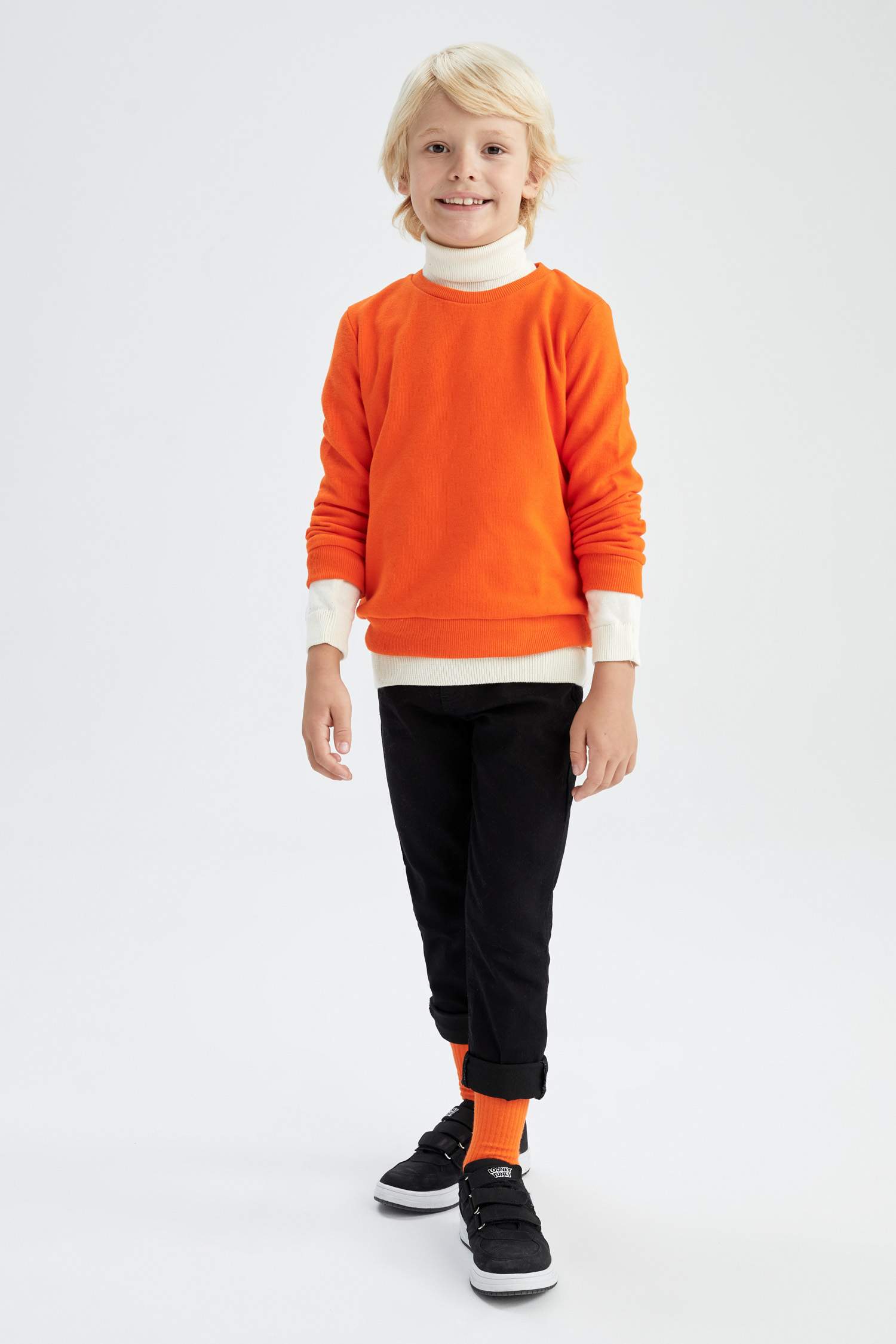 Свитшот с круглым вырезом для мальчиков, Школьная коллекция