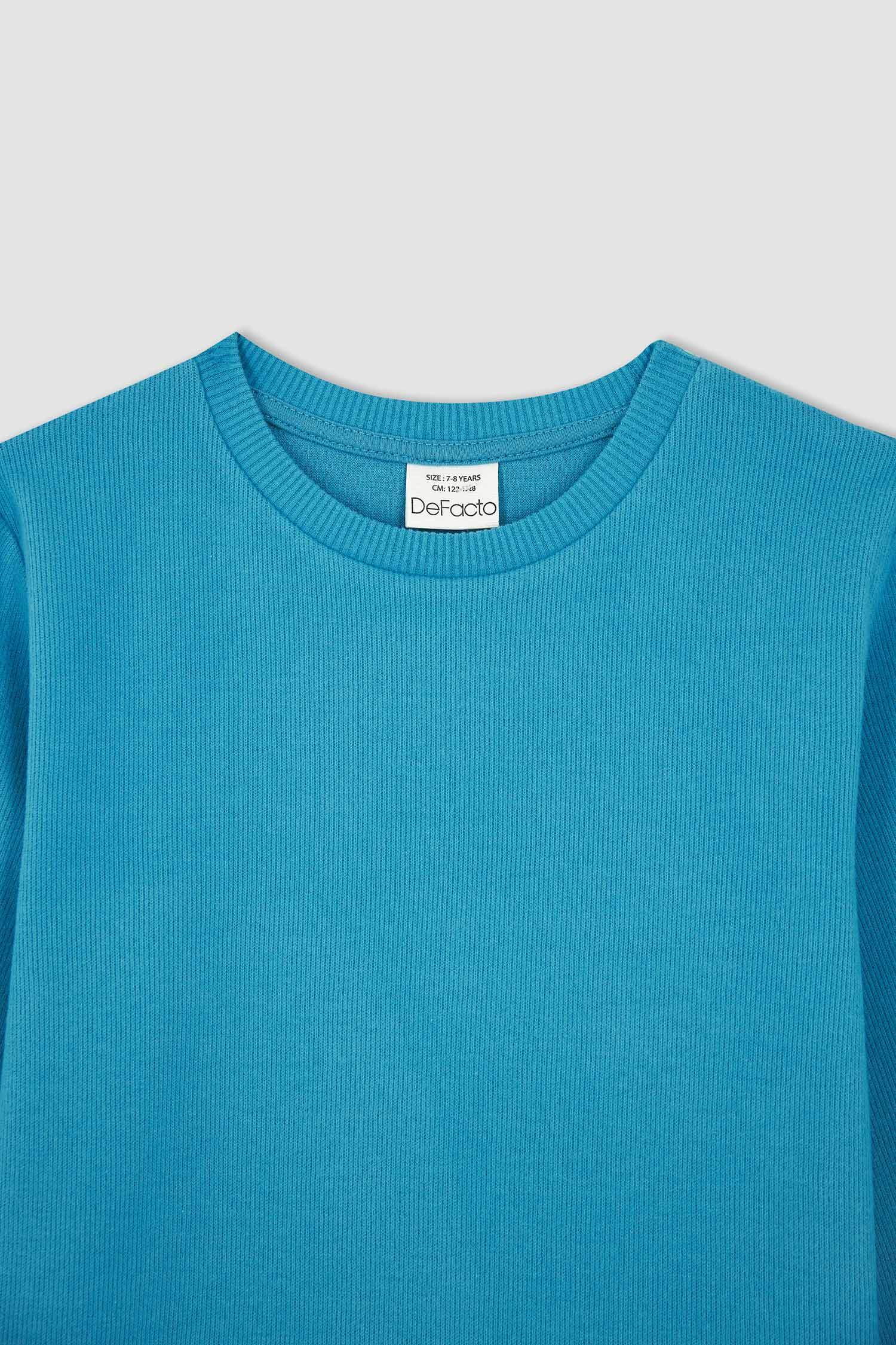 Erkek Çocuk Okula Dönüş Bisiklet Yaka Sweatshirt