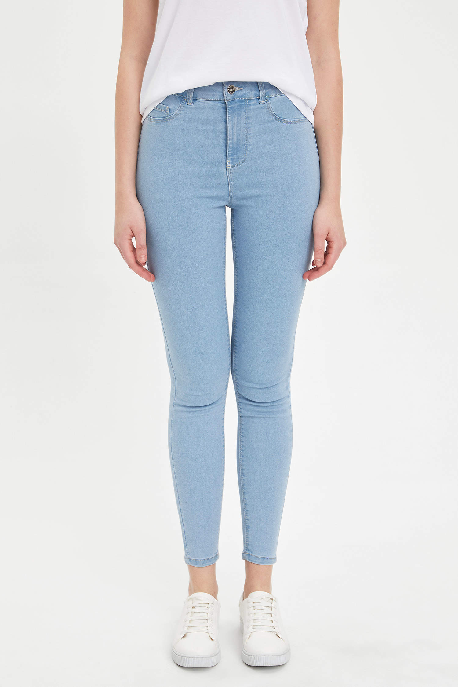 Blue WOMAN Anna High Waist Super Skinny Fit Jeans 1140584 | DeFacto