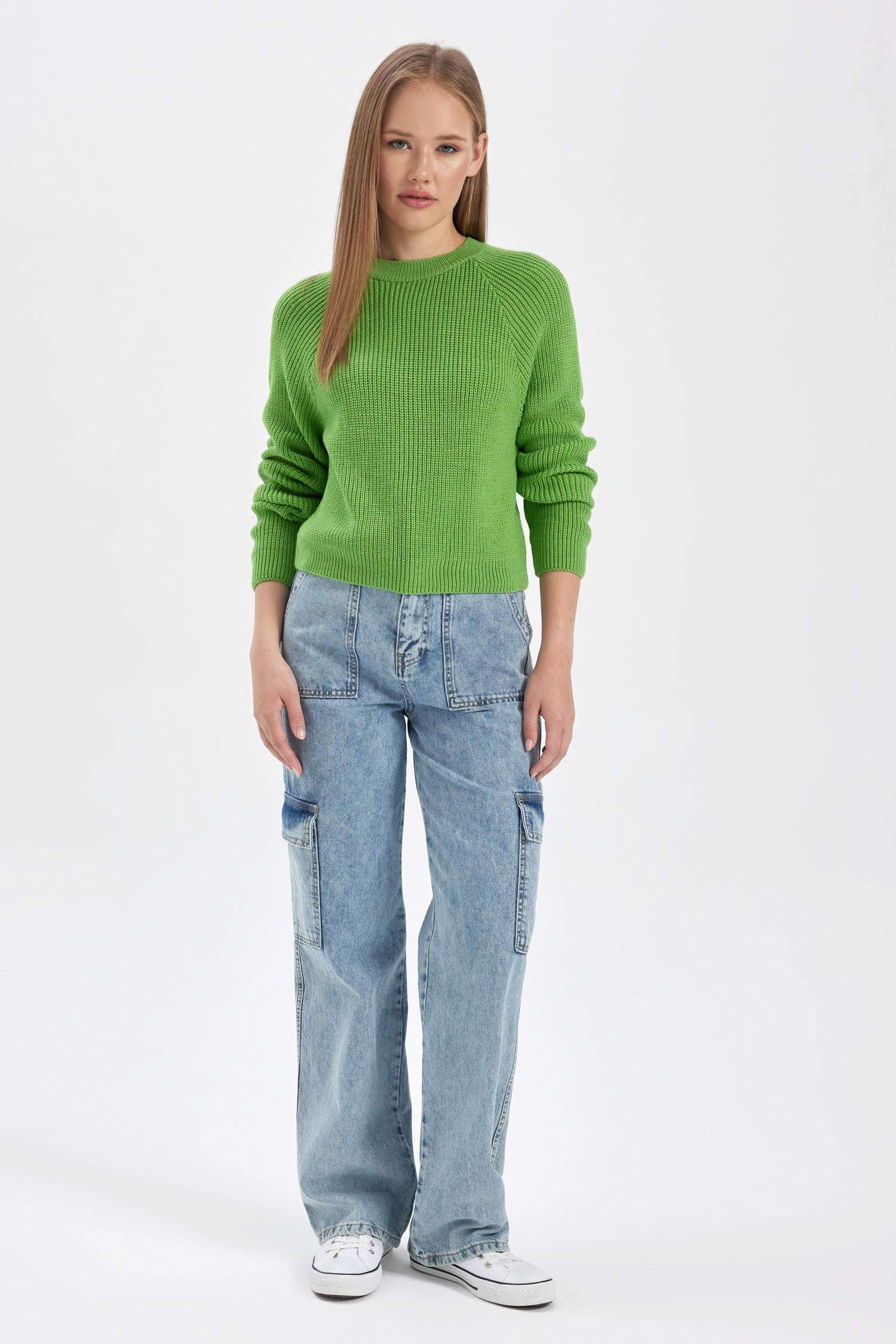 Regular Fit Crew Neck Knitwear Pullover