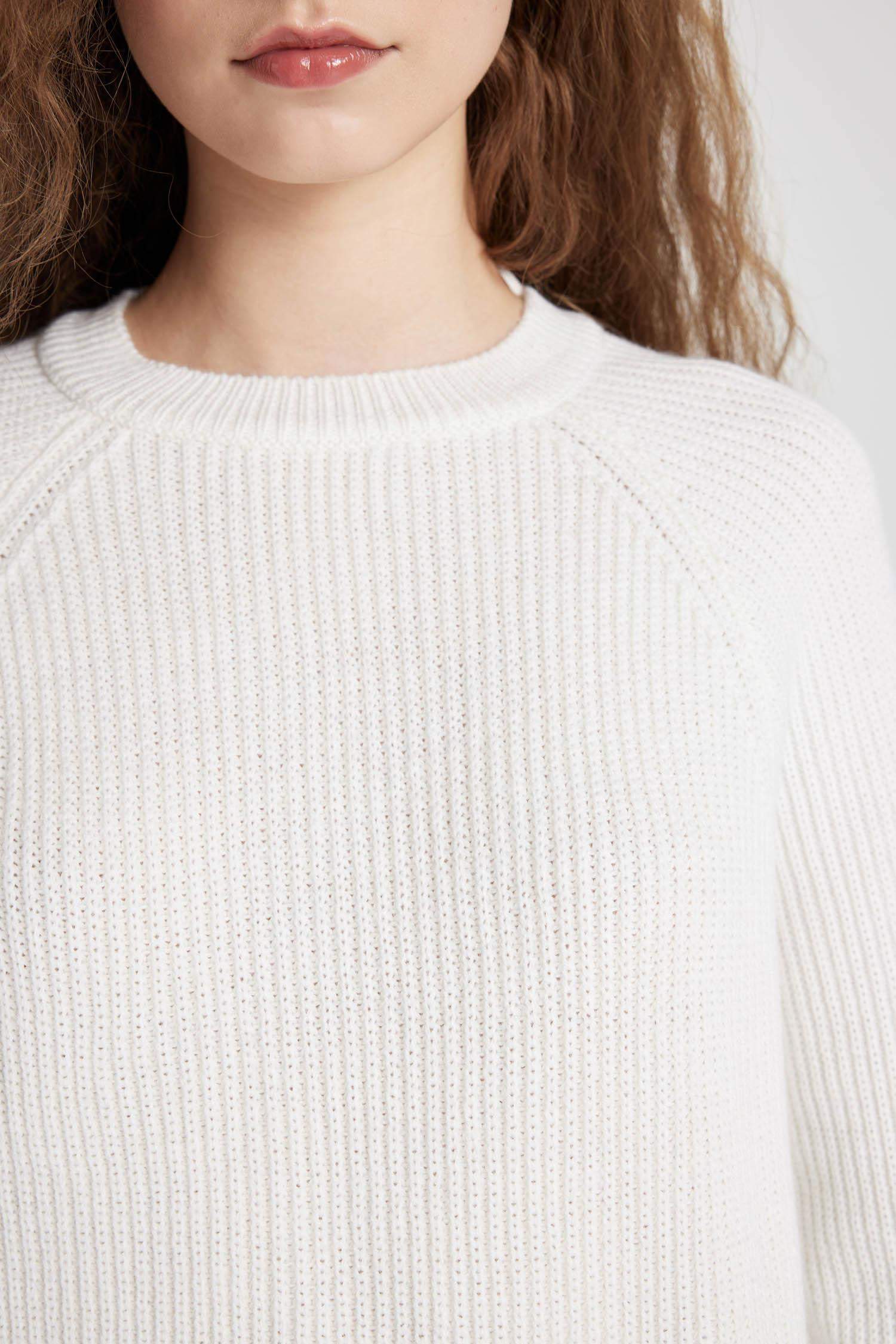 Свитер базовый стандартного кроя с круглым вырезом, Coool